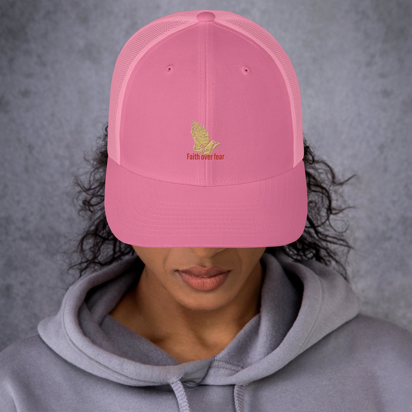 Faith over fear Trucker Cap