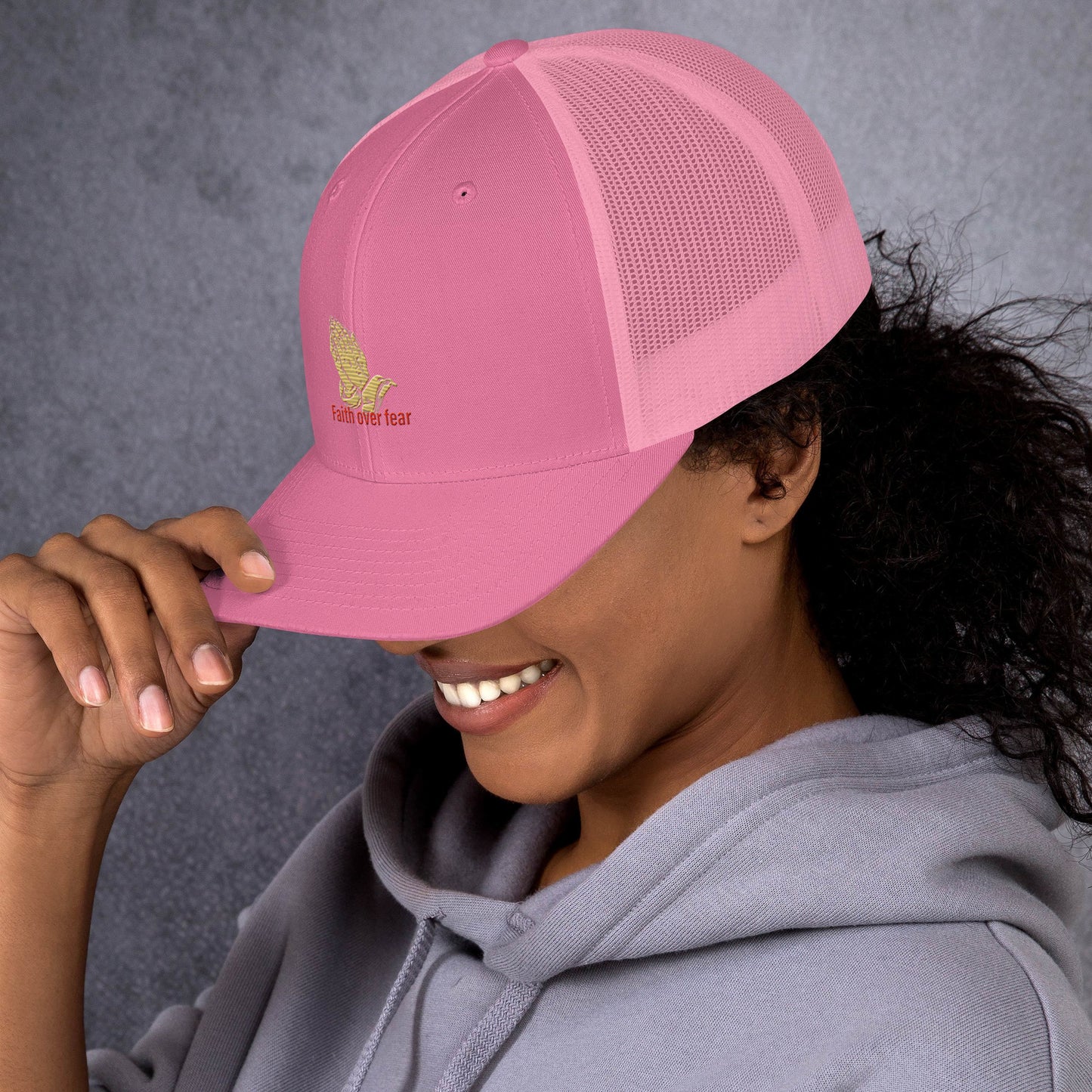 Faith over fear Trucker Cap