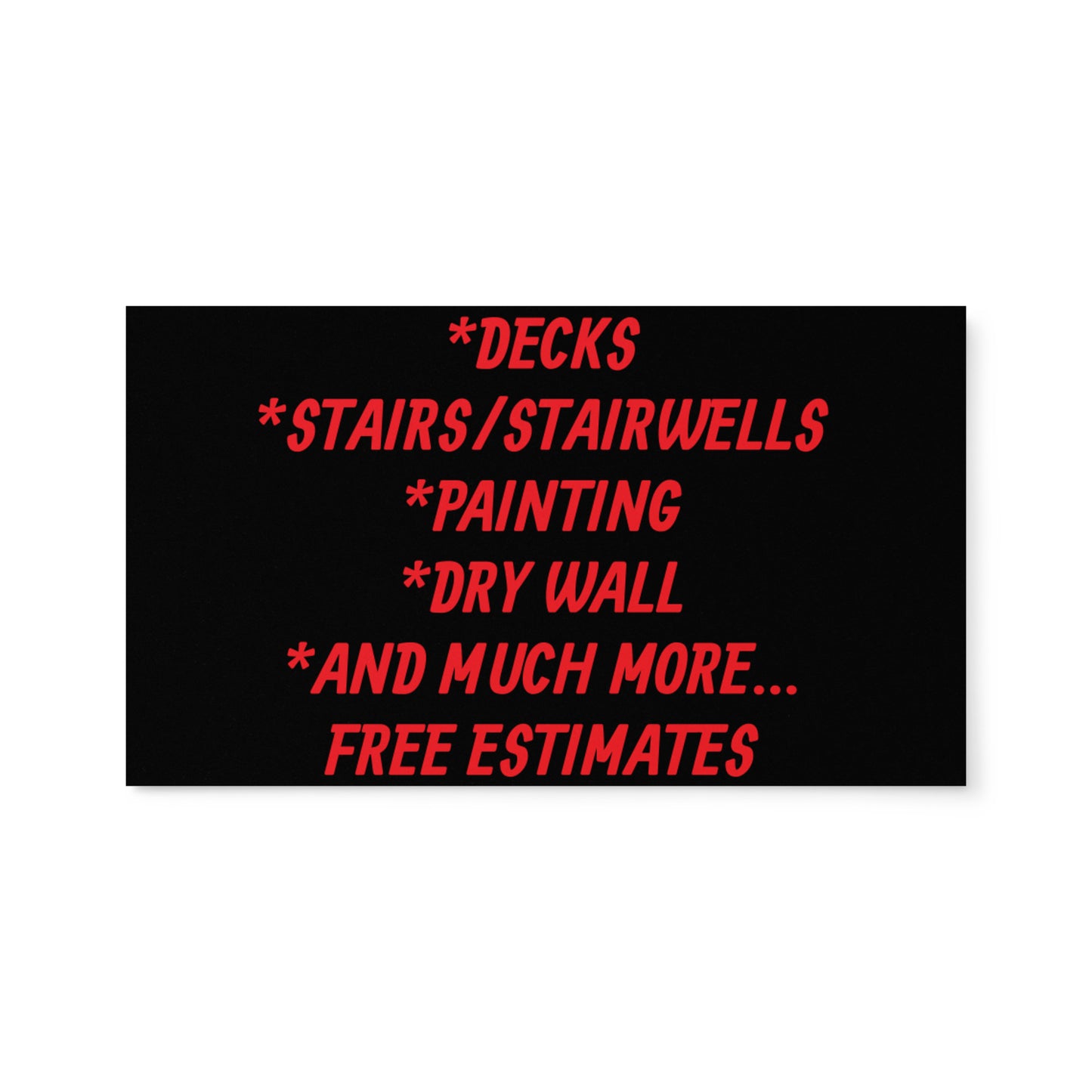 Set of business cards