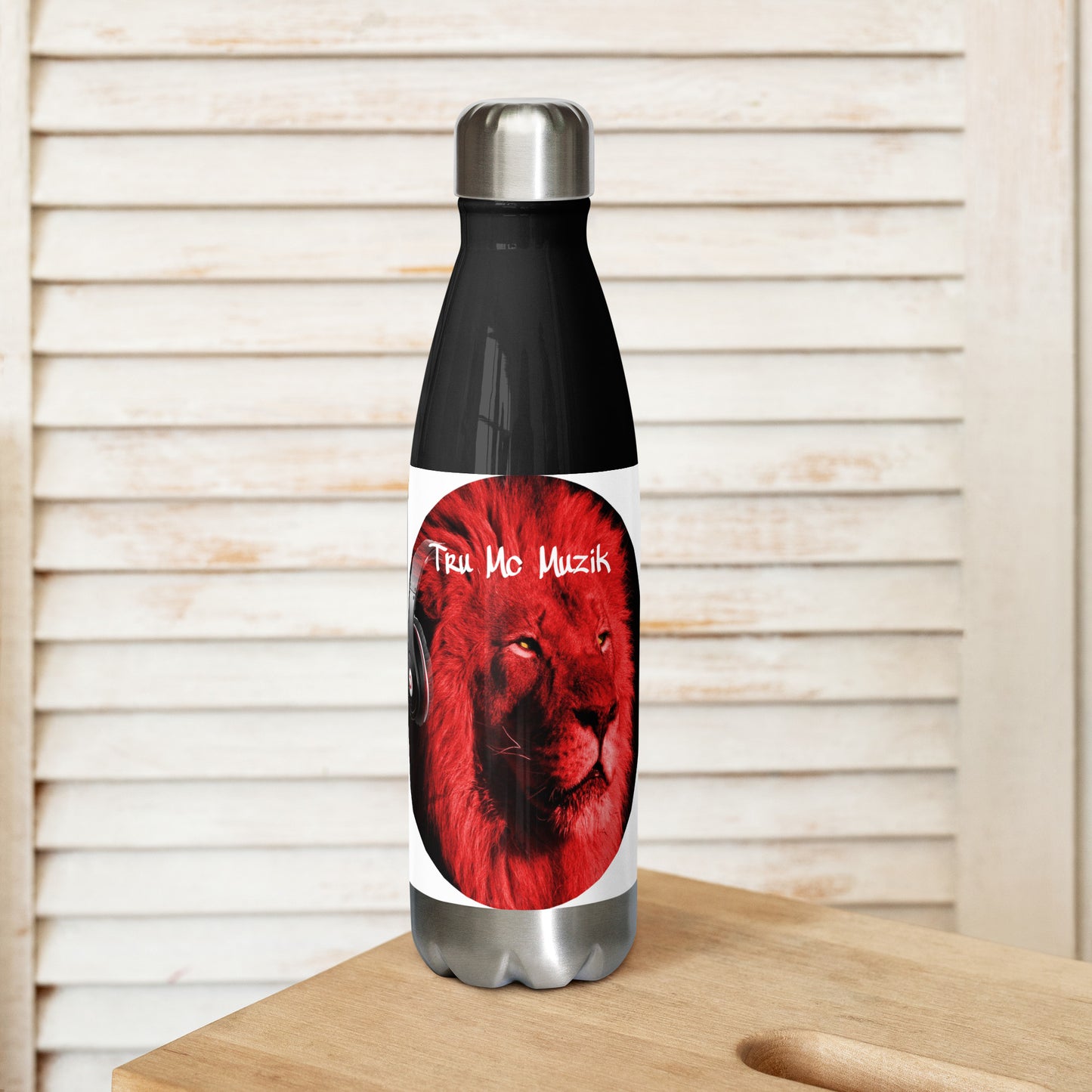 TRU MC MUZIK Stainless steel water bottle