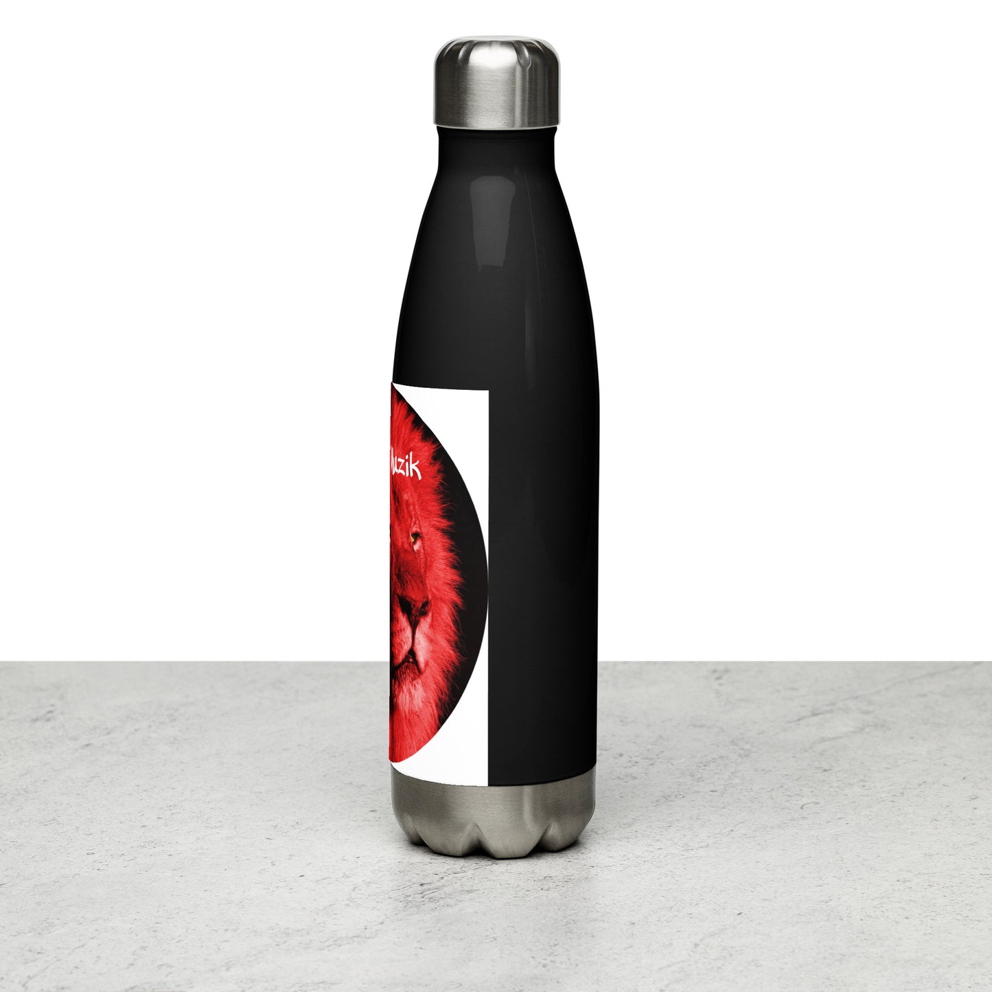 TRU MC MUZIK Stainless steel water bottle