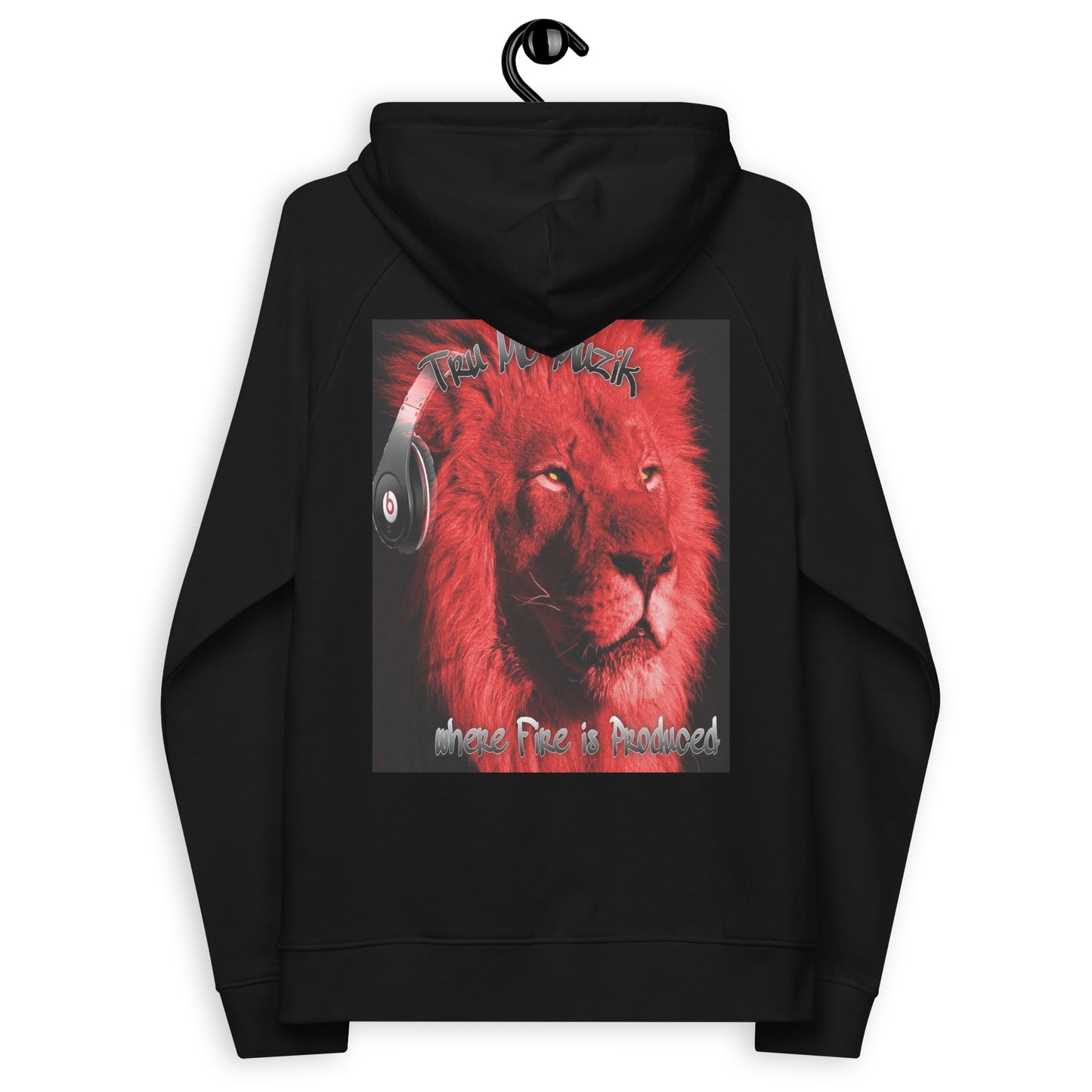 THE TRU MC Unisex eco raglan hoodie