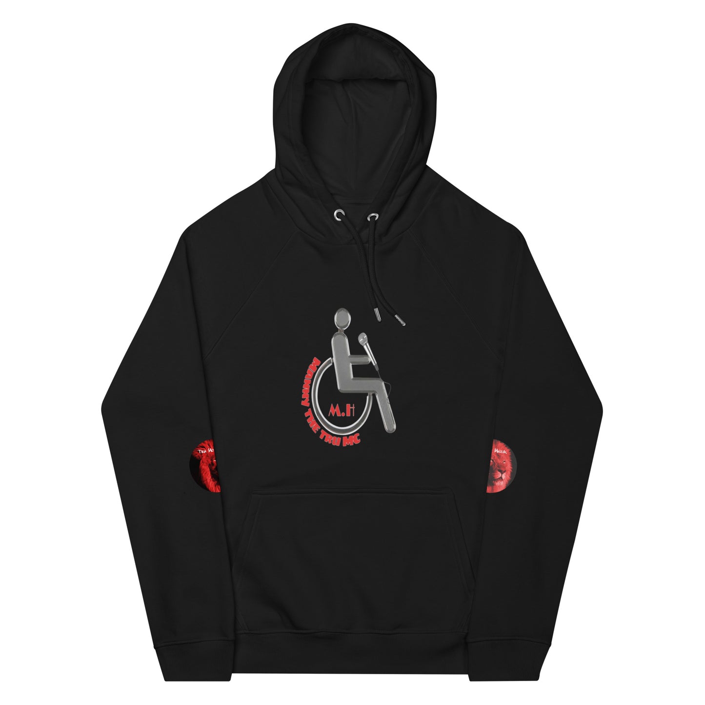 THE TRU MC Unisex eco raglan hoodie