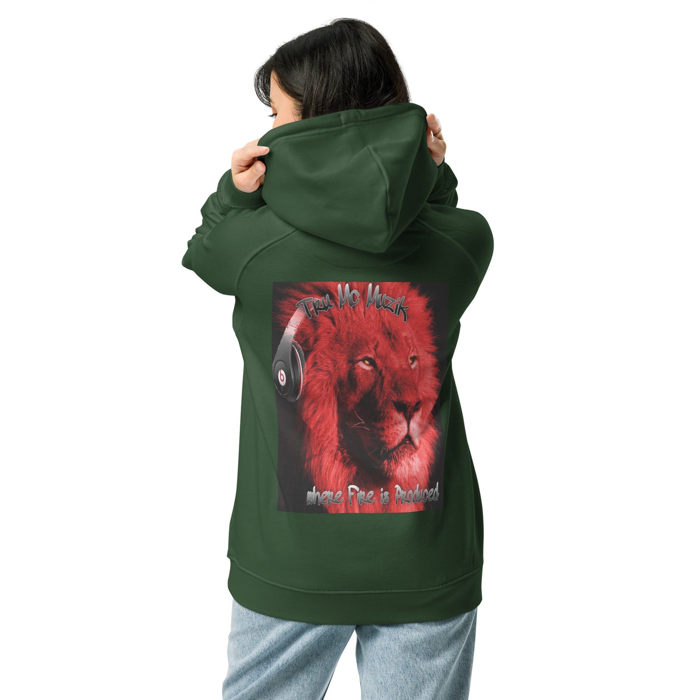 THE TRU MC Unisex eco raglan hoodie