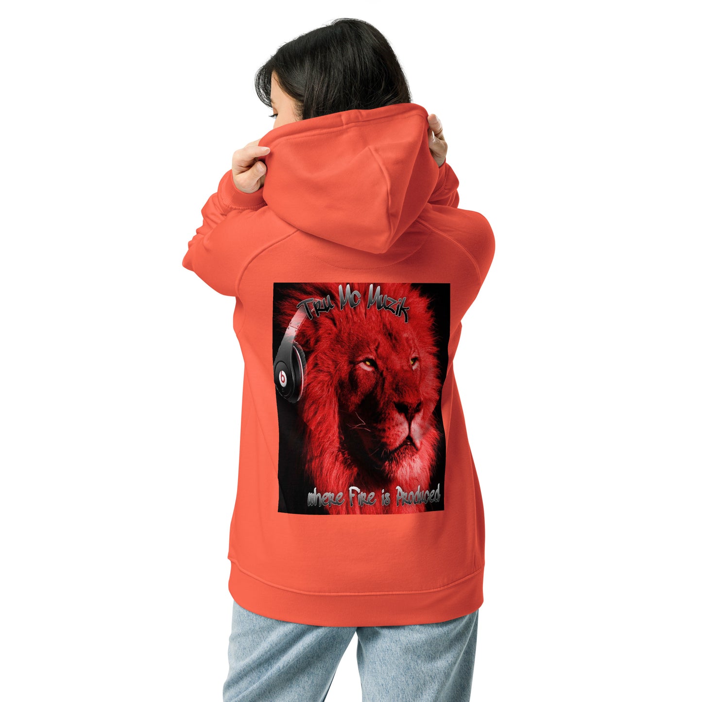 THE TRU MC Unisex eco raglan hoodie