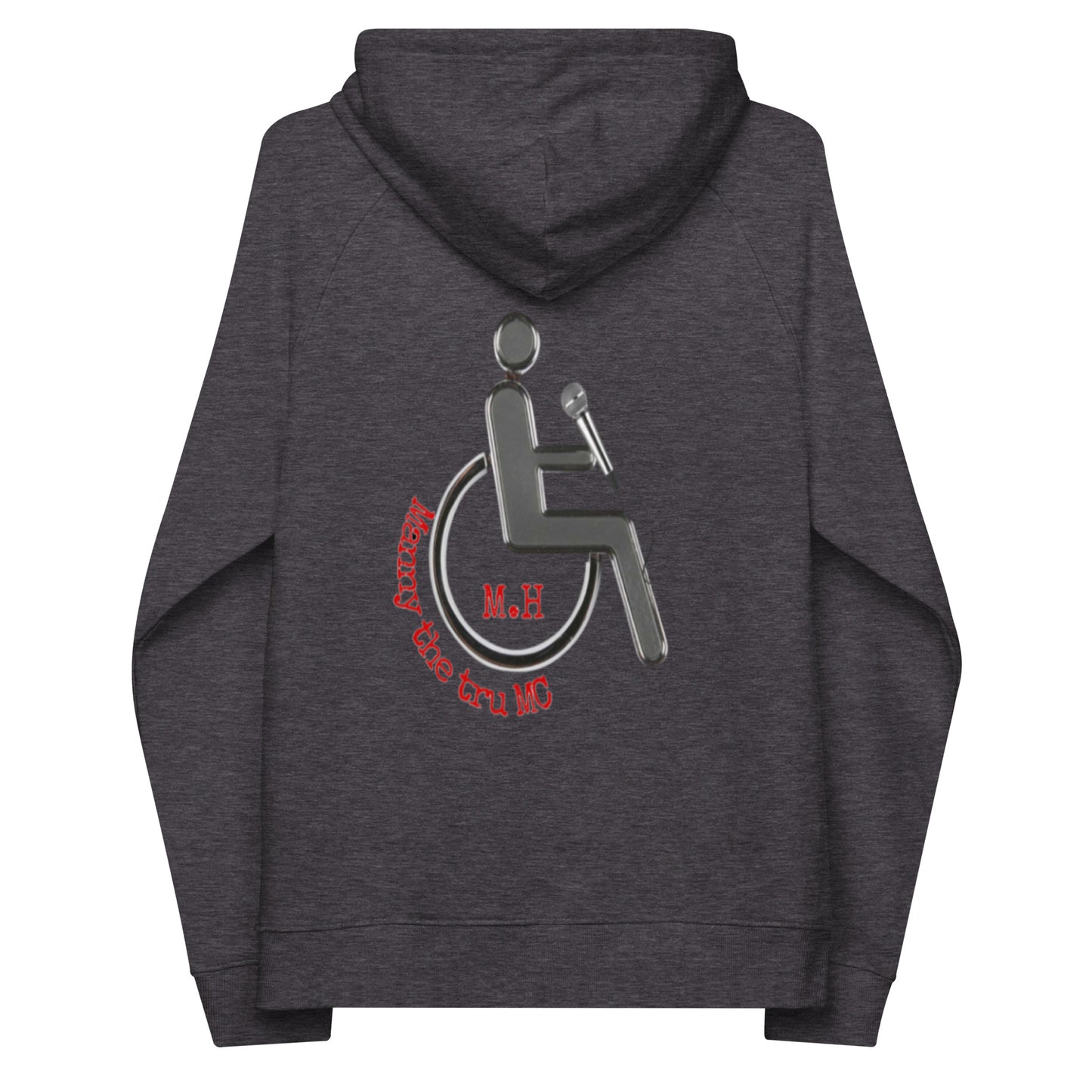 MANNY THE TRU MC NEW LOGO Unisex eco raglan hoodie