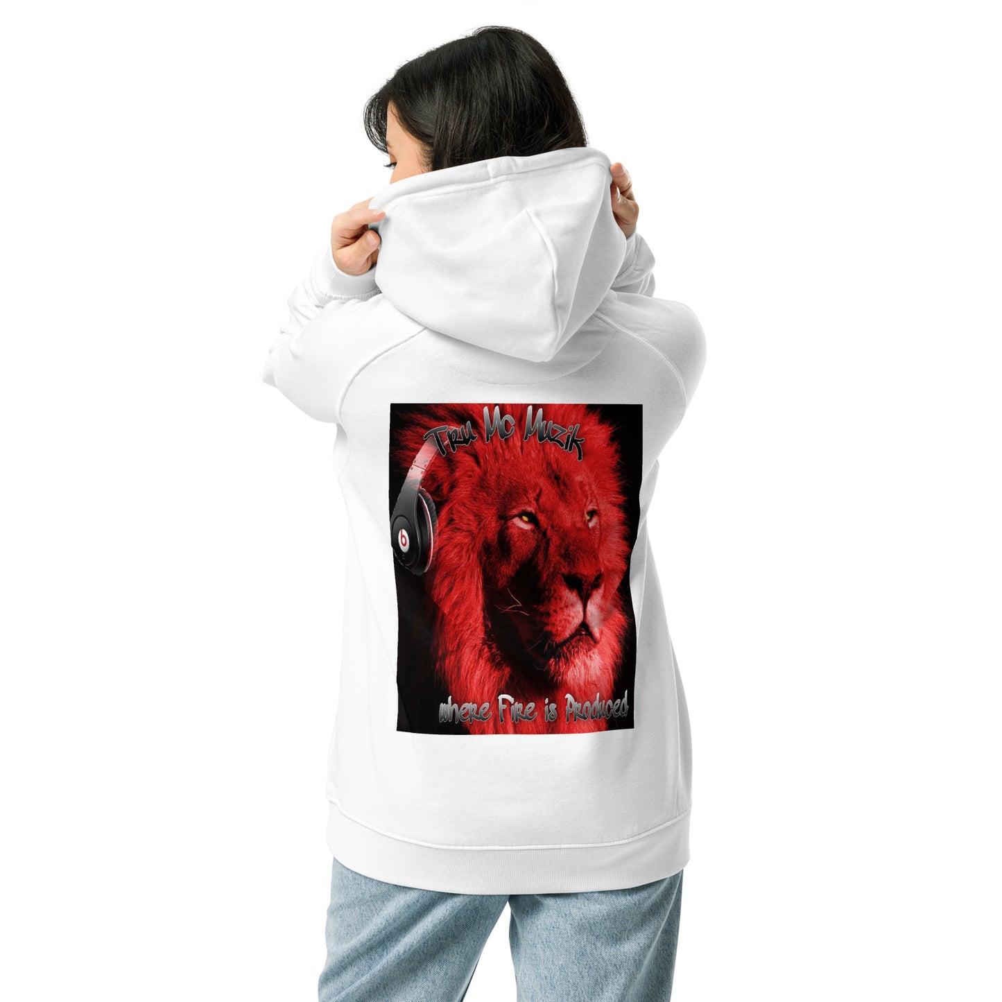 THE TRU MC Unisex eco raglan hoodie