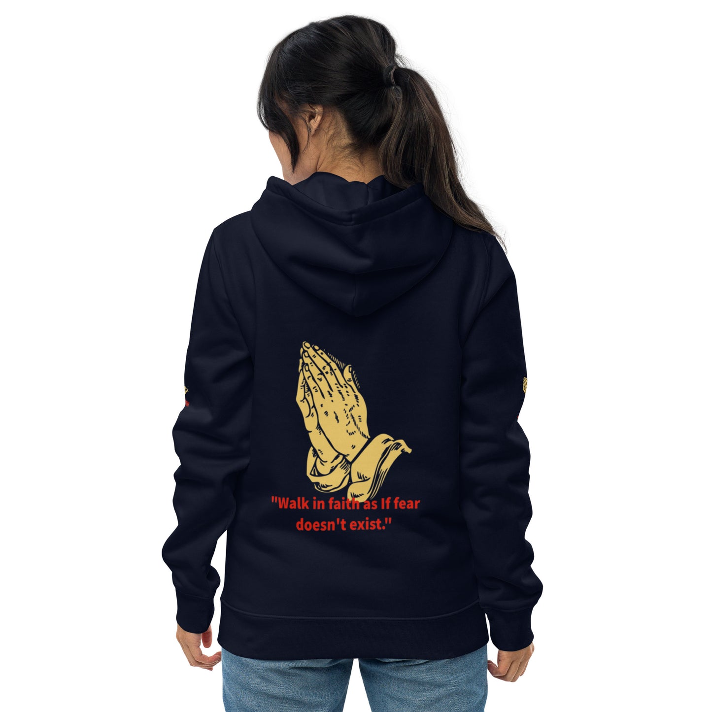 Faith over fear Unisex essential eco hoodie