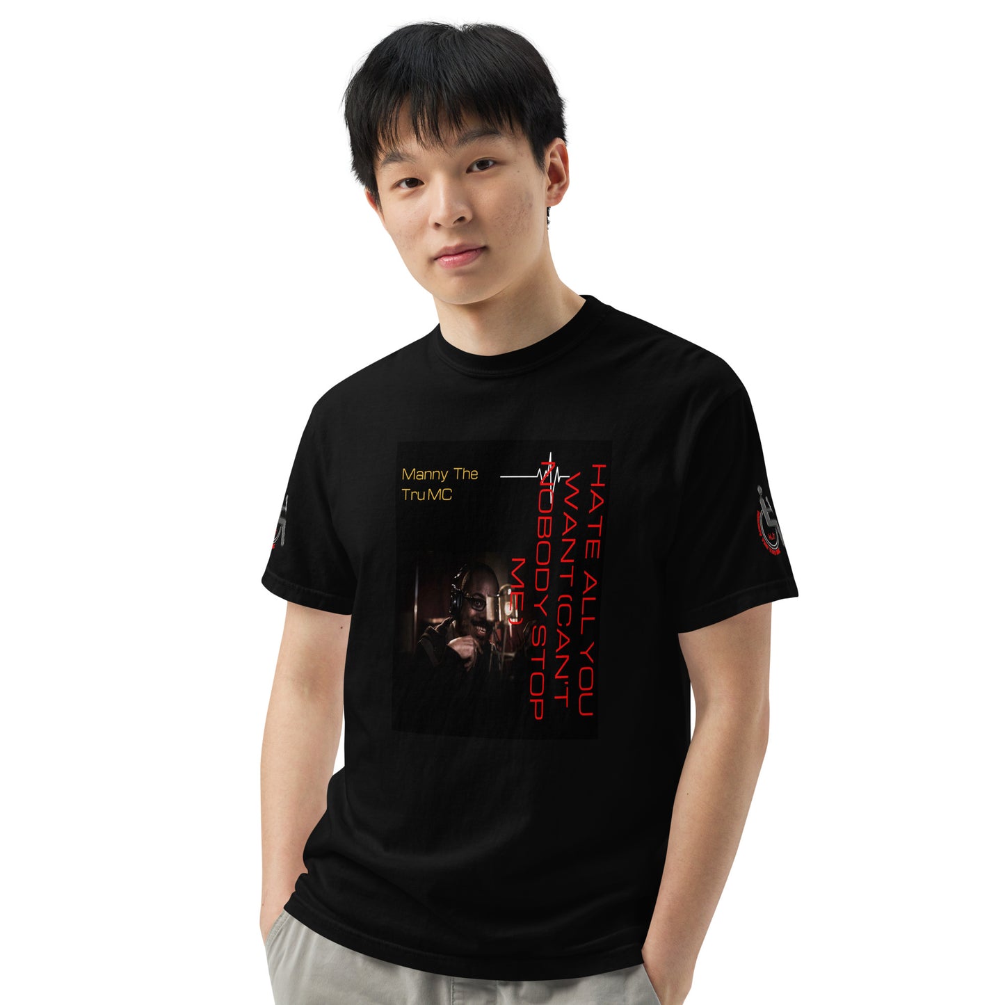 Hate all you want (Can't nobody stop me Unisex garment-dyed heavyweight t-shirt