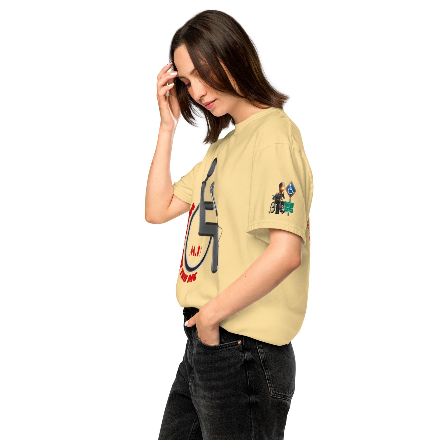 MANNY THE TRU MC 2nd generation Unisex garment-dyed heavyweight t-shirt