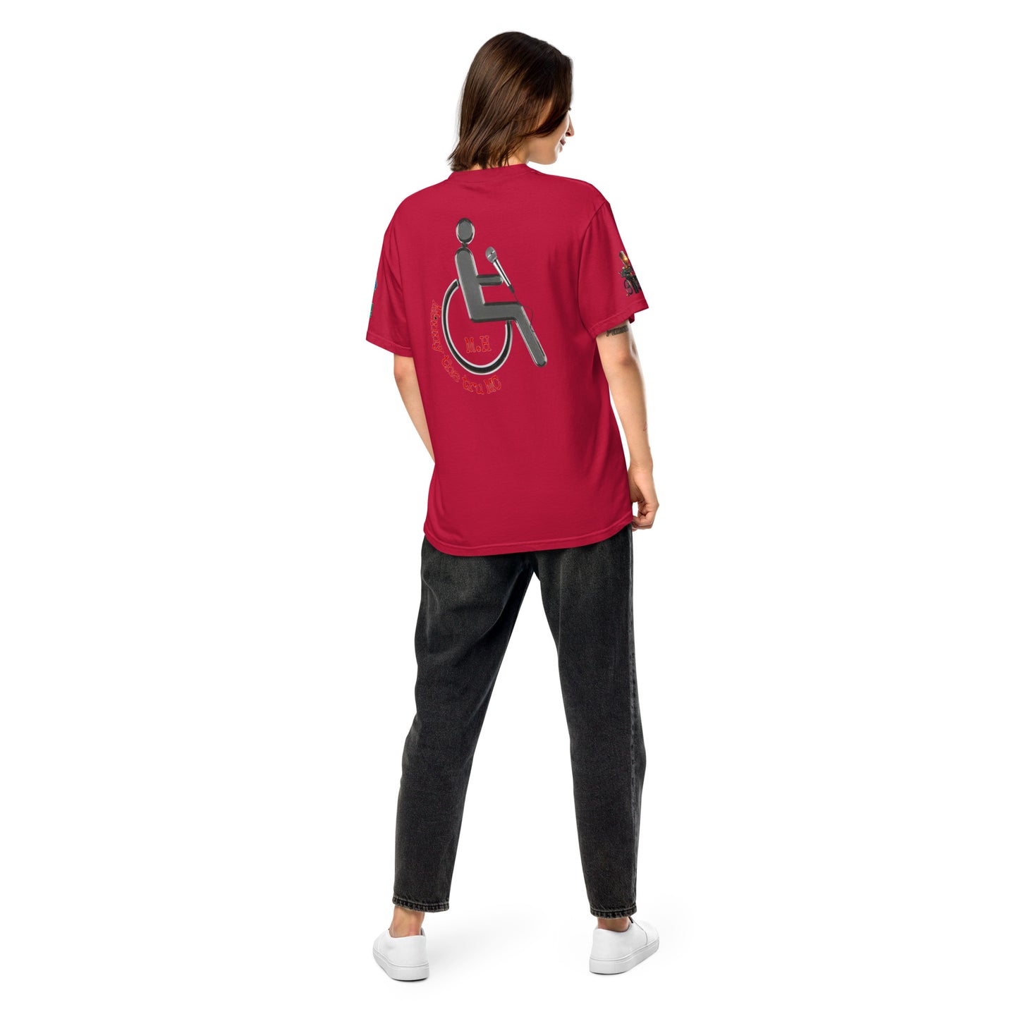 MANNY THE TRU MC 2nd generation Unisex garment-dyed heavyweight t-shirt