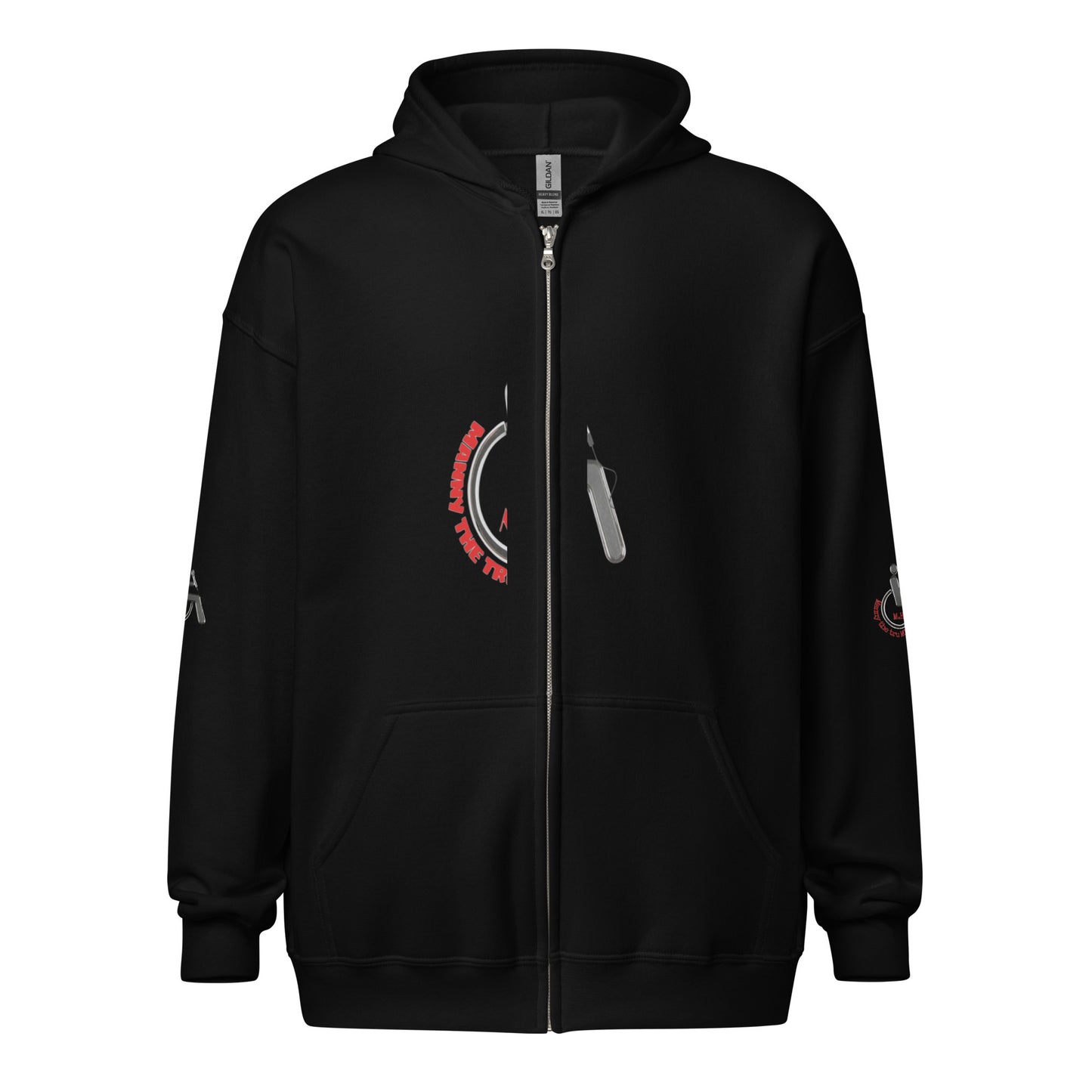THE TRU MC Unisex heavy blend zip hoodie