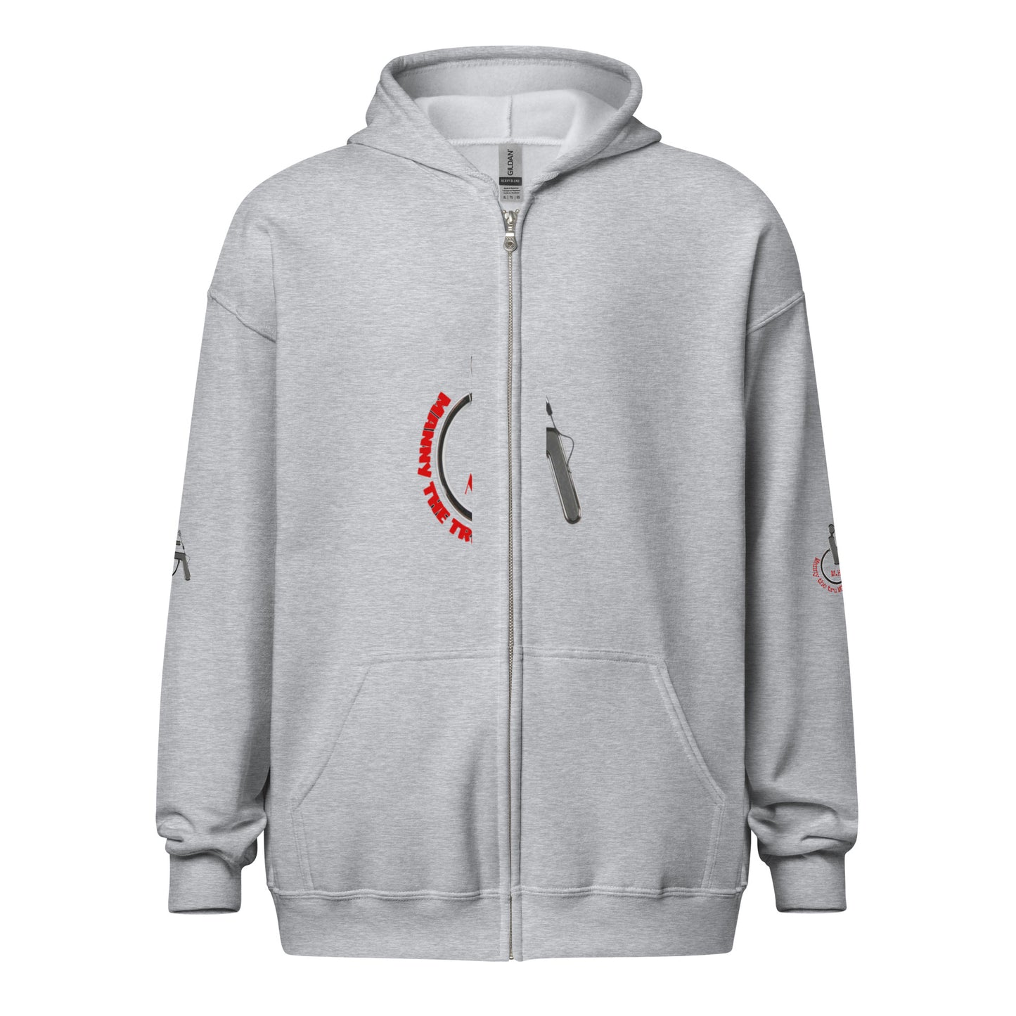 THE TRU MC Unisex heavy blend zip hoodie