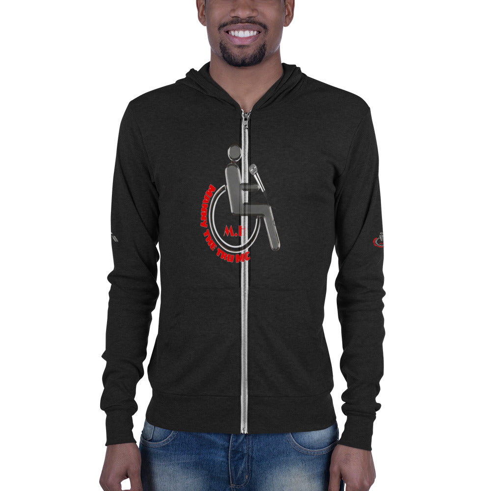 THE TRU MC Unisex zip hoodie