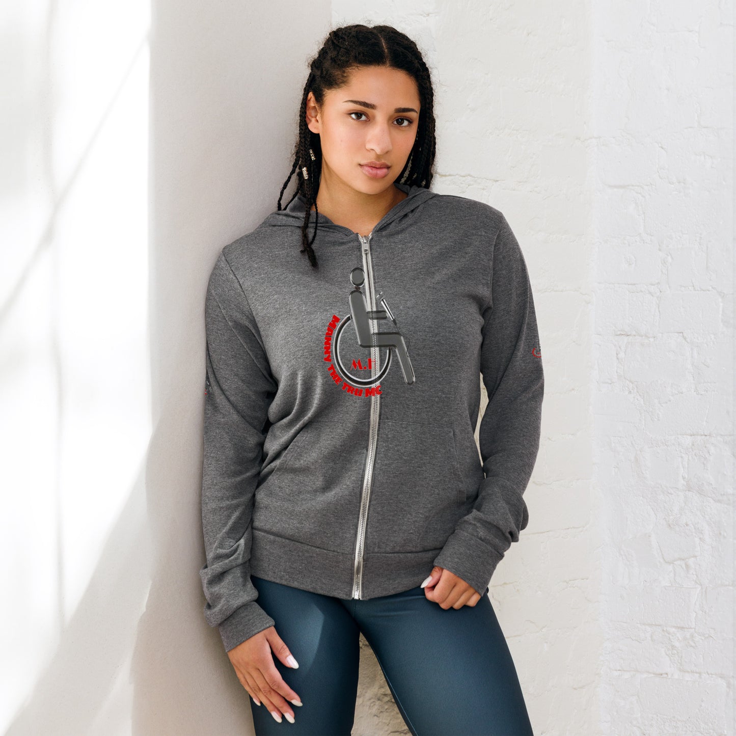 THE TRU MC Unisex zip hoodie
