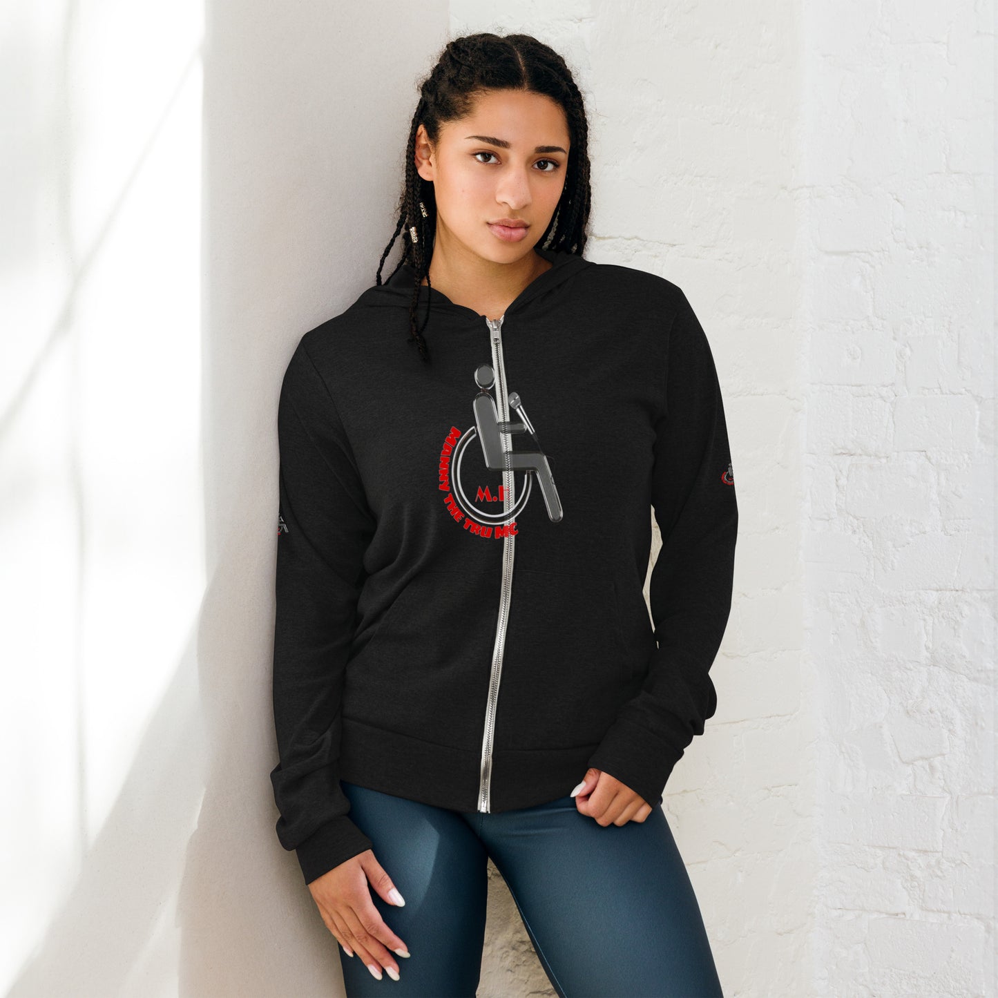 THE TRU MC Unisex zip hoodie