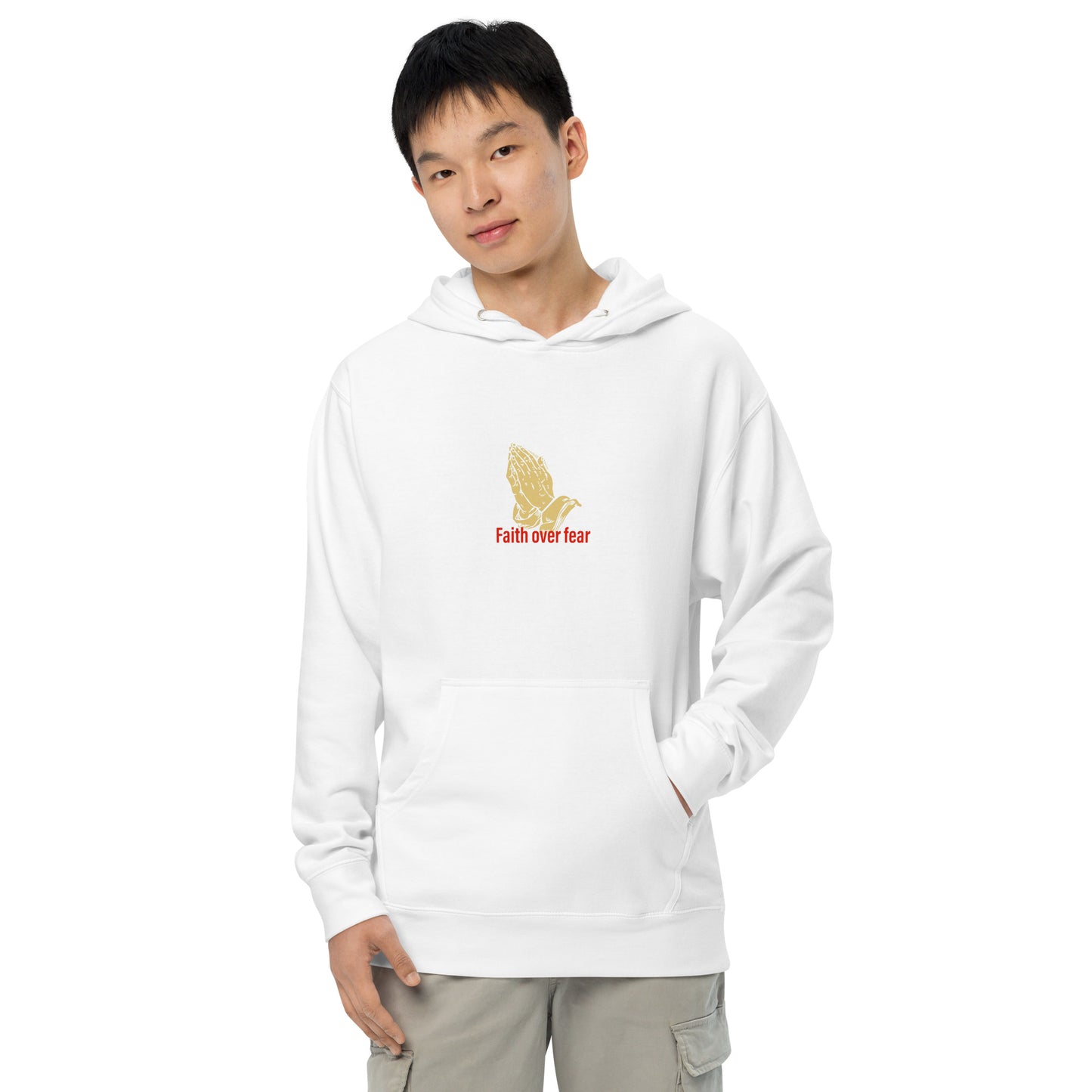 Faith over fear Unisex midweight hoodie