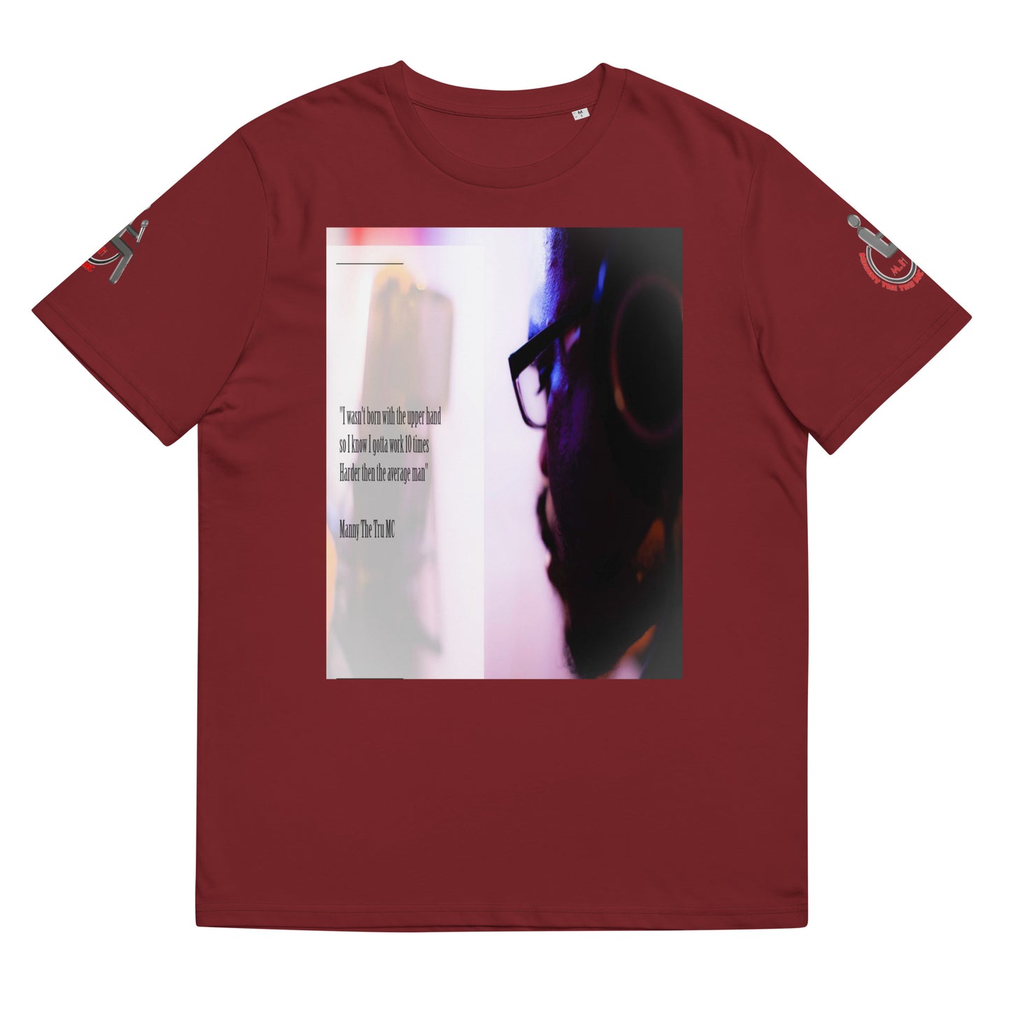 10 times harder Unisex organic cotton t-shirt
