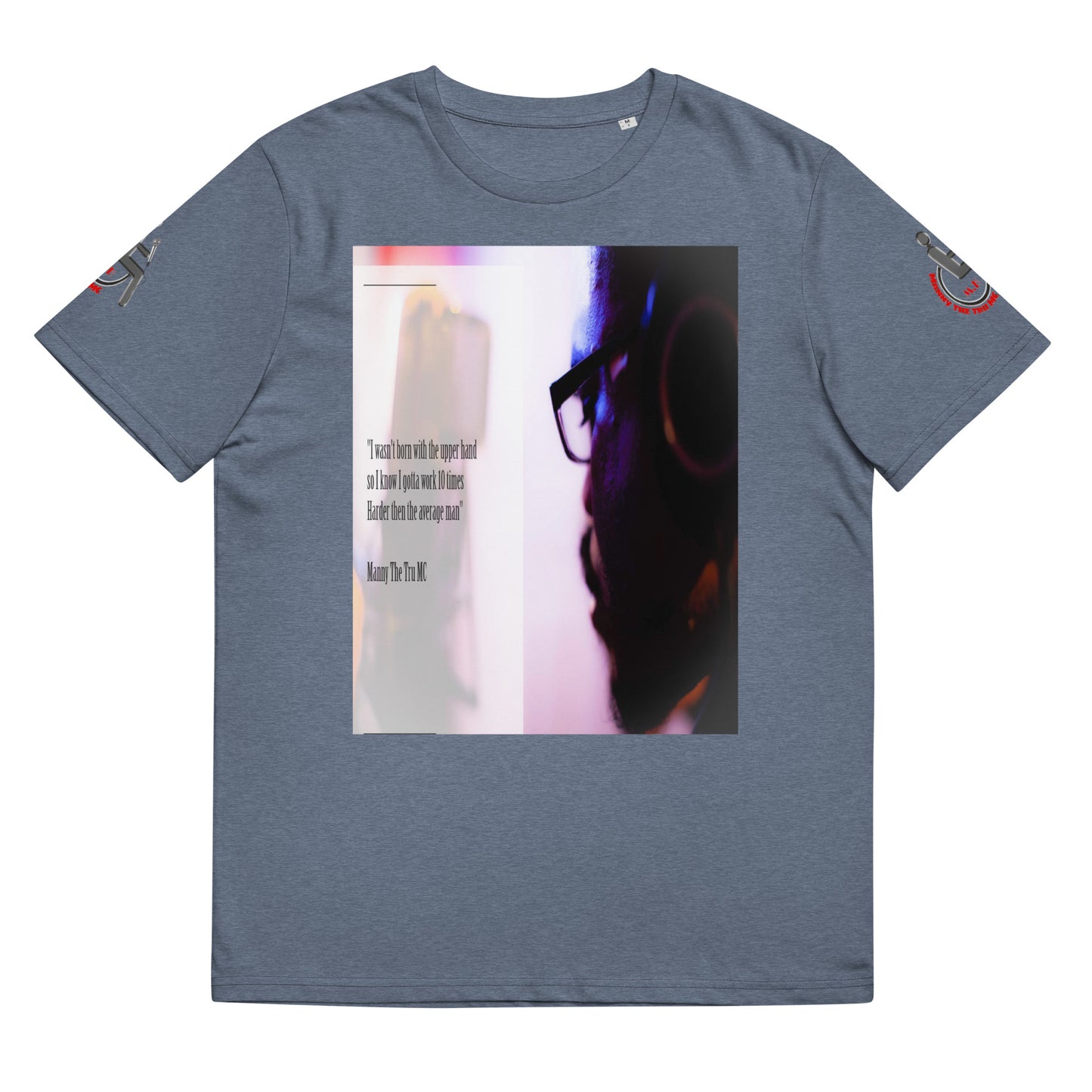 10 times harder Unisex organic cotton t-shirt