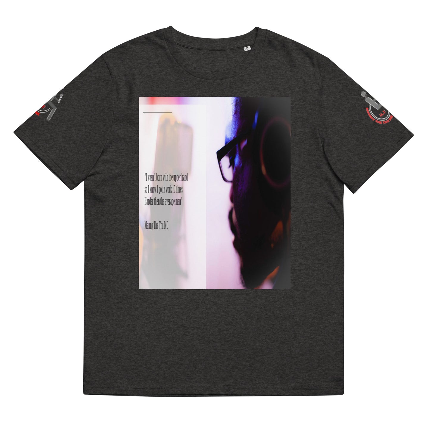10 times harder Unisex organic cotton t-shirt