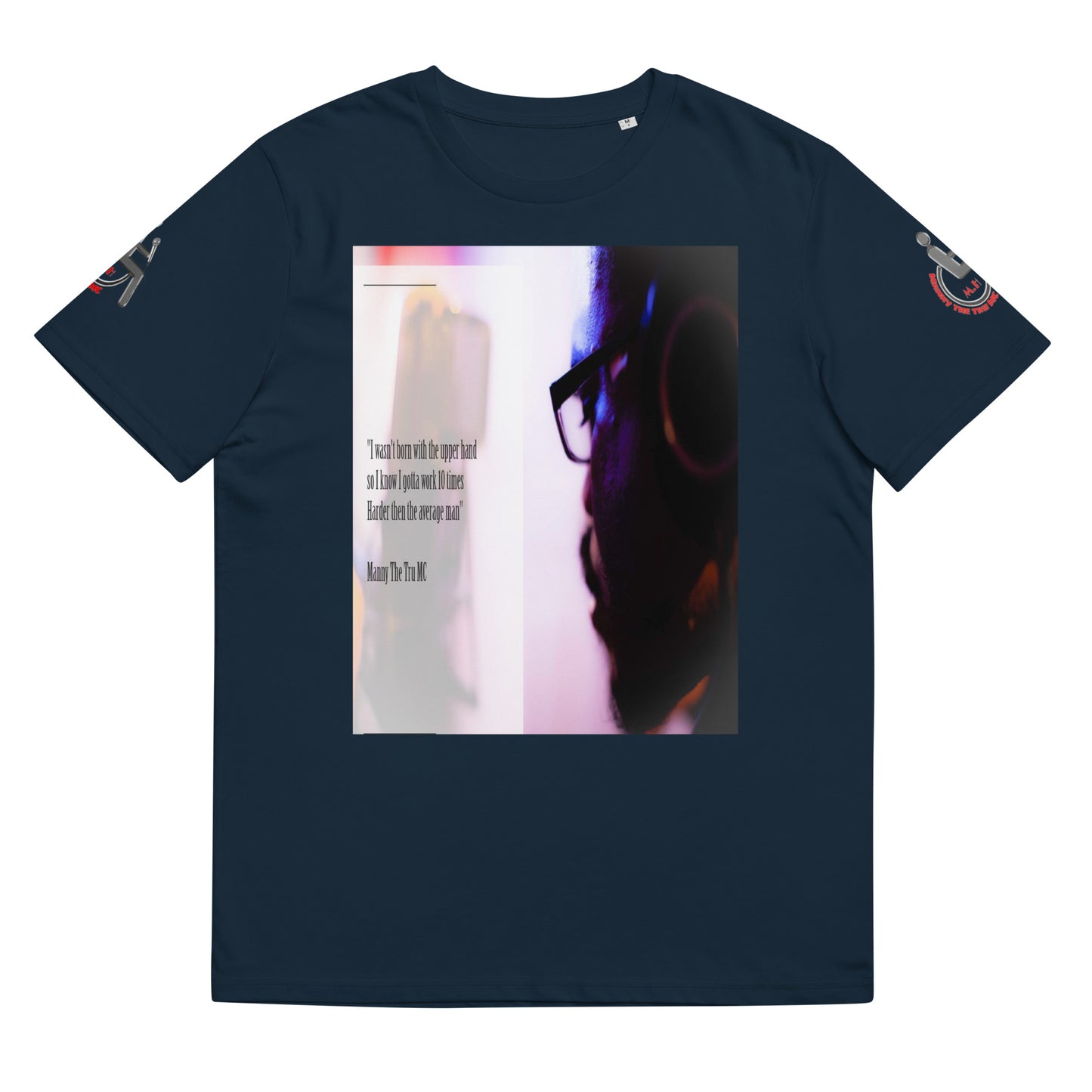 10 times harder Unisex organic cotton t-shirt
