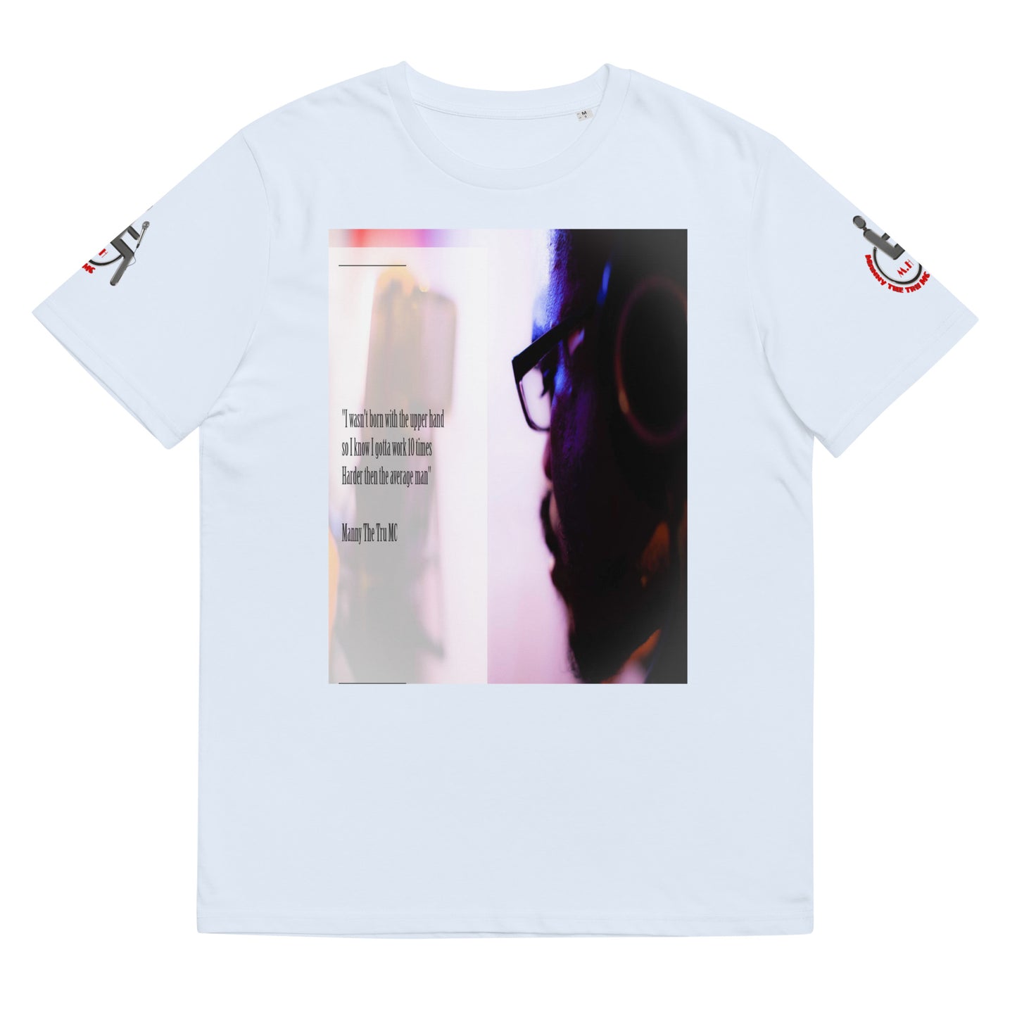 10 times harder Unisex organic cotton t-shirt