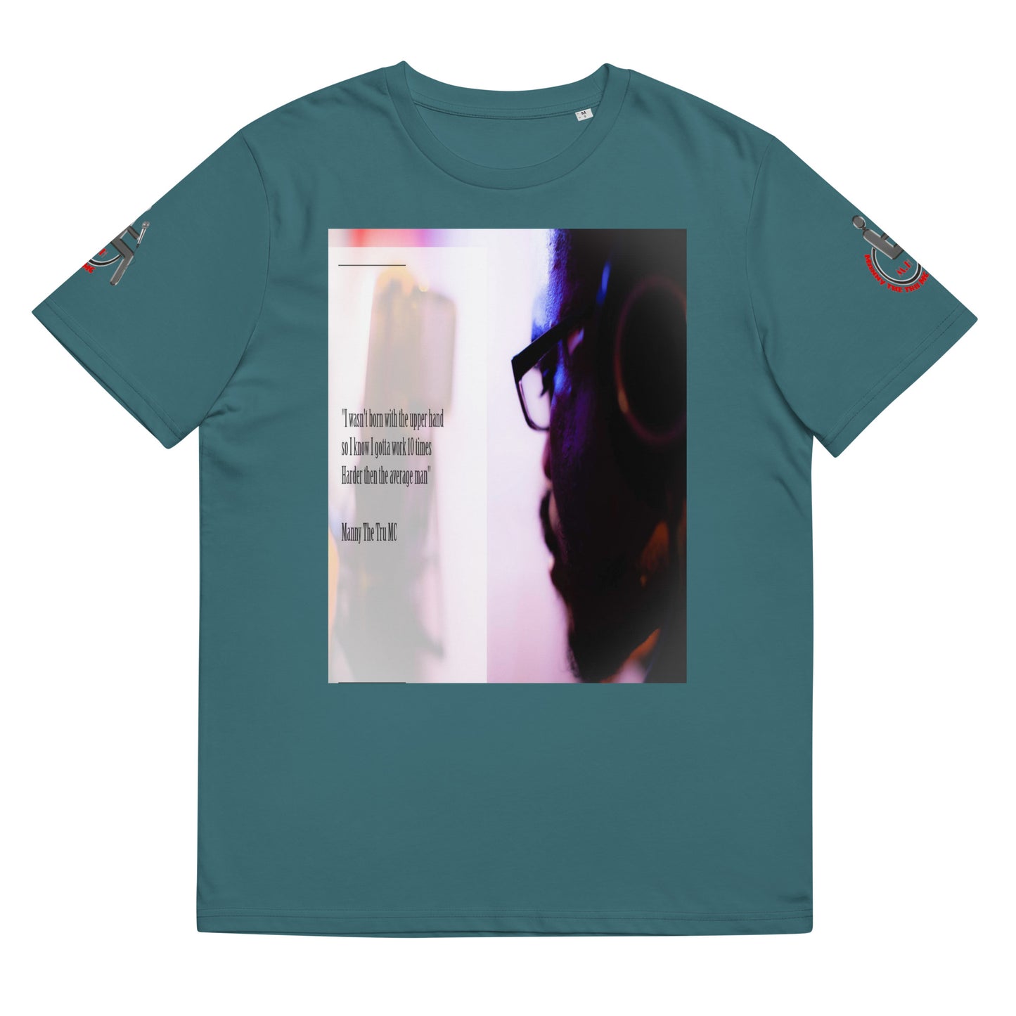 10 times harder Unisex organic cotton t-shirt