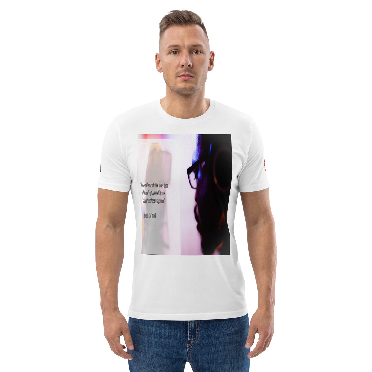 10 times harder Unisex organic cotton t-shirt