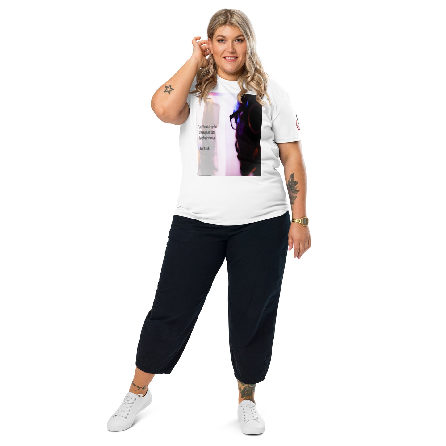 10 times harder Unisex organic cotton t-shirt