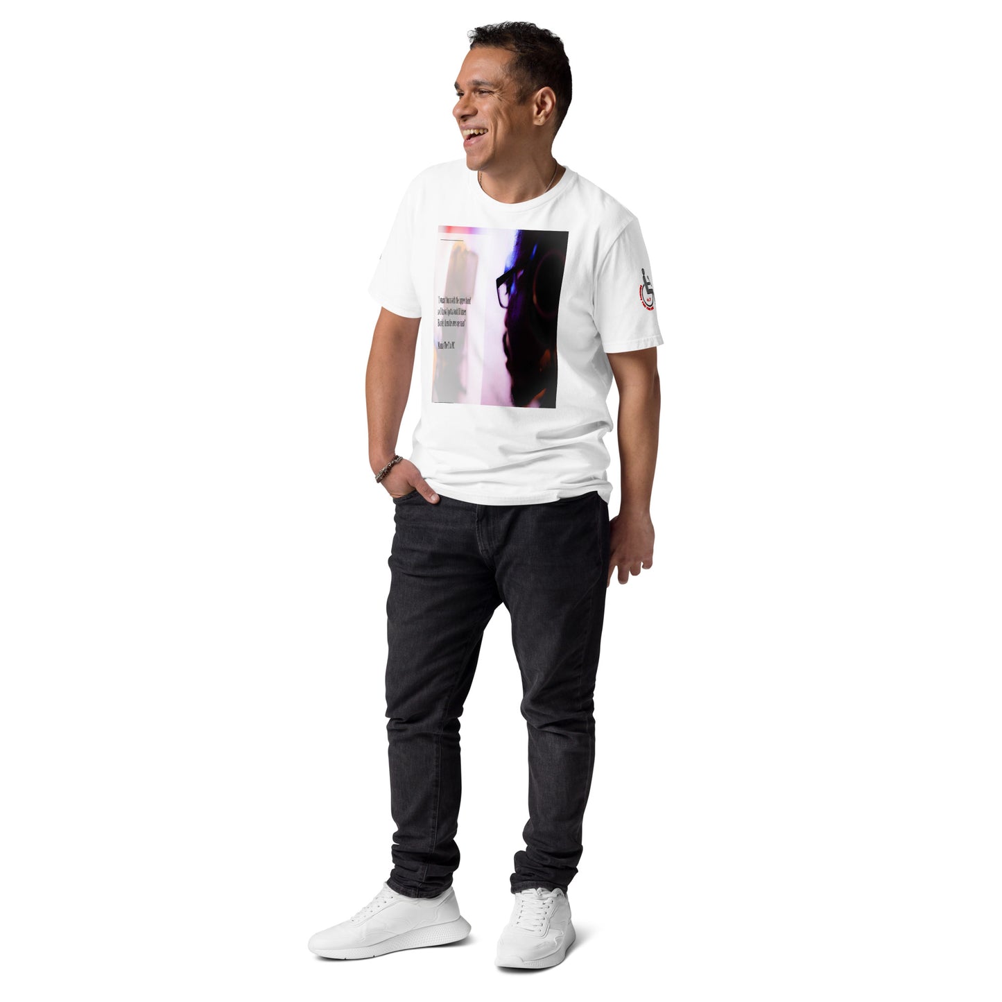 10 times harder Unisex organic cotton t-shirt