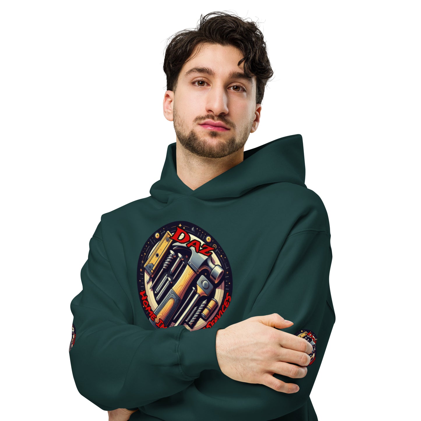 DAZ Home Improvement services Unisex oversized hoodie