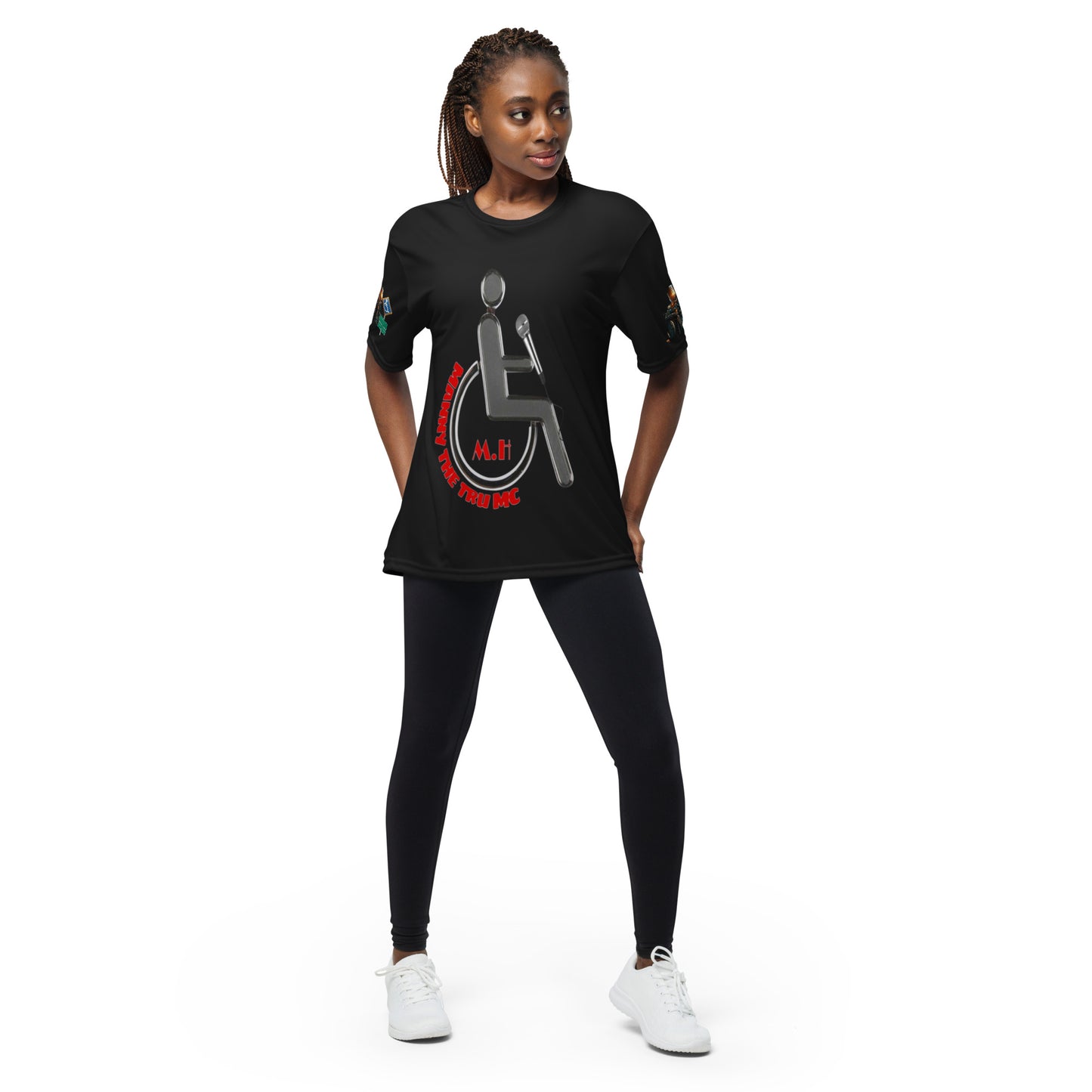 MANNY THE TRU MC Unisex performance crew neck t-shirt