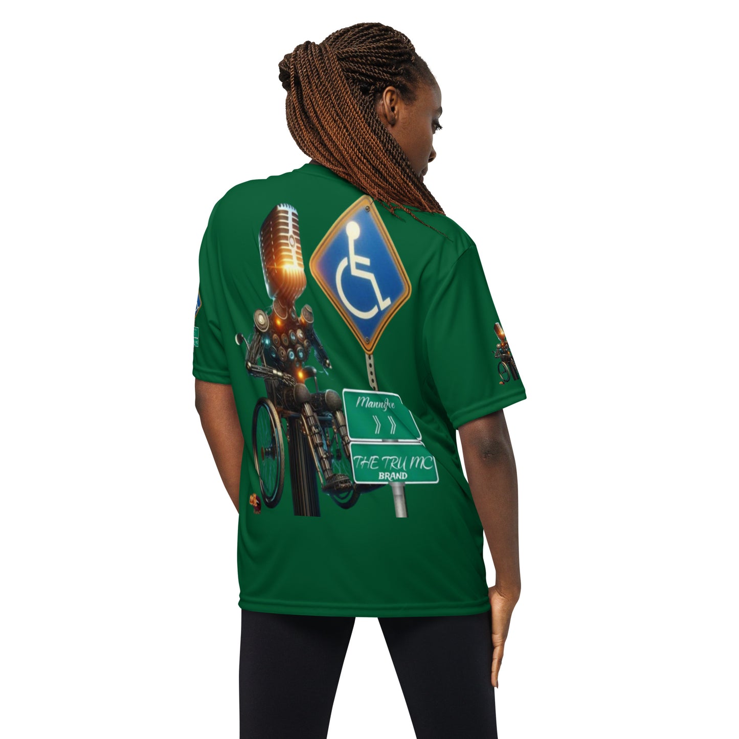MANNY THE TRU MC Unisex performance crew neck t-shirt