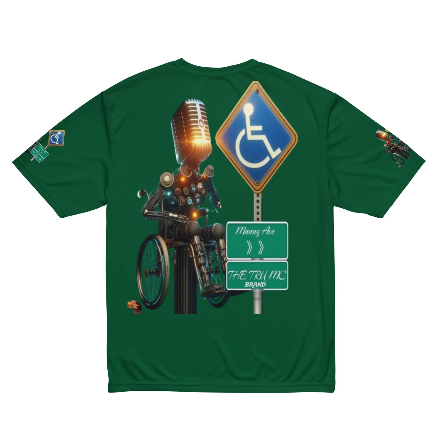 MANNY THE TRU MC Unisex performance crew neck t-shirt