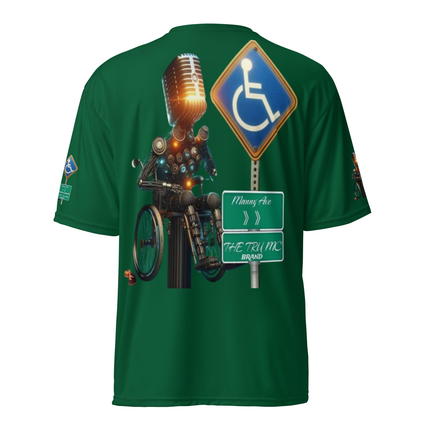 MANNY THE TRU MC Unisex performance crew neck t-shirt