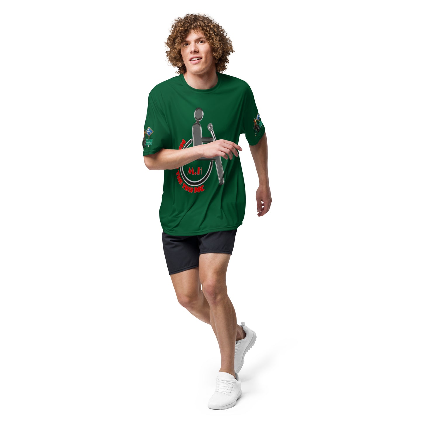 MANNY THE TRU MC Unisex performance crew neck t-shirt