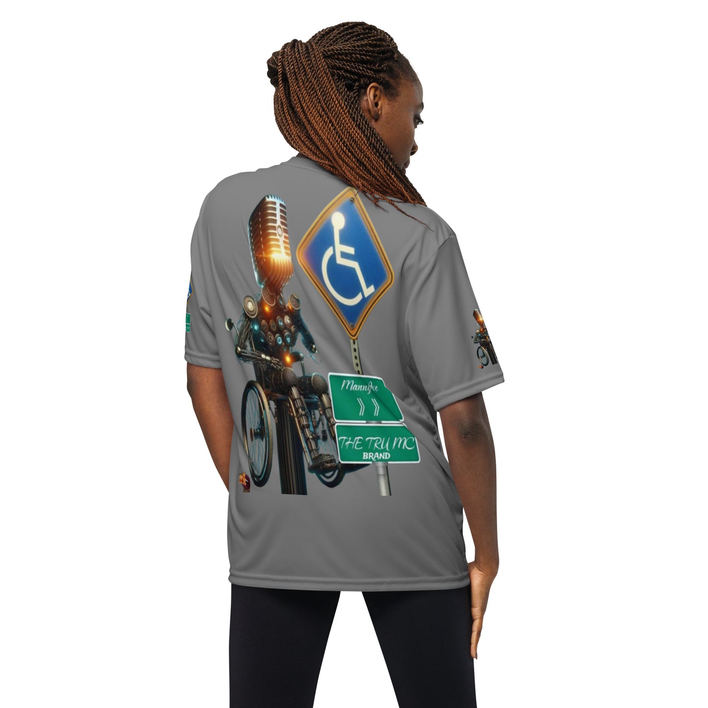 MANNY THE TRU MC Unisex performance crew neck t-shirt