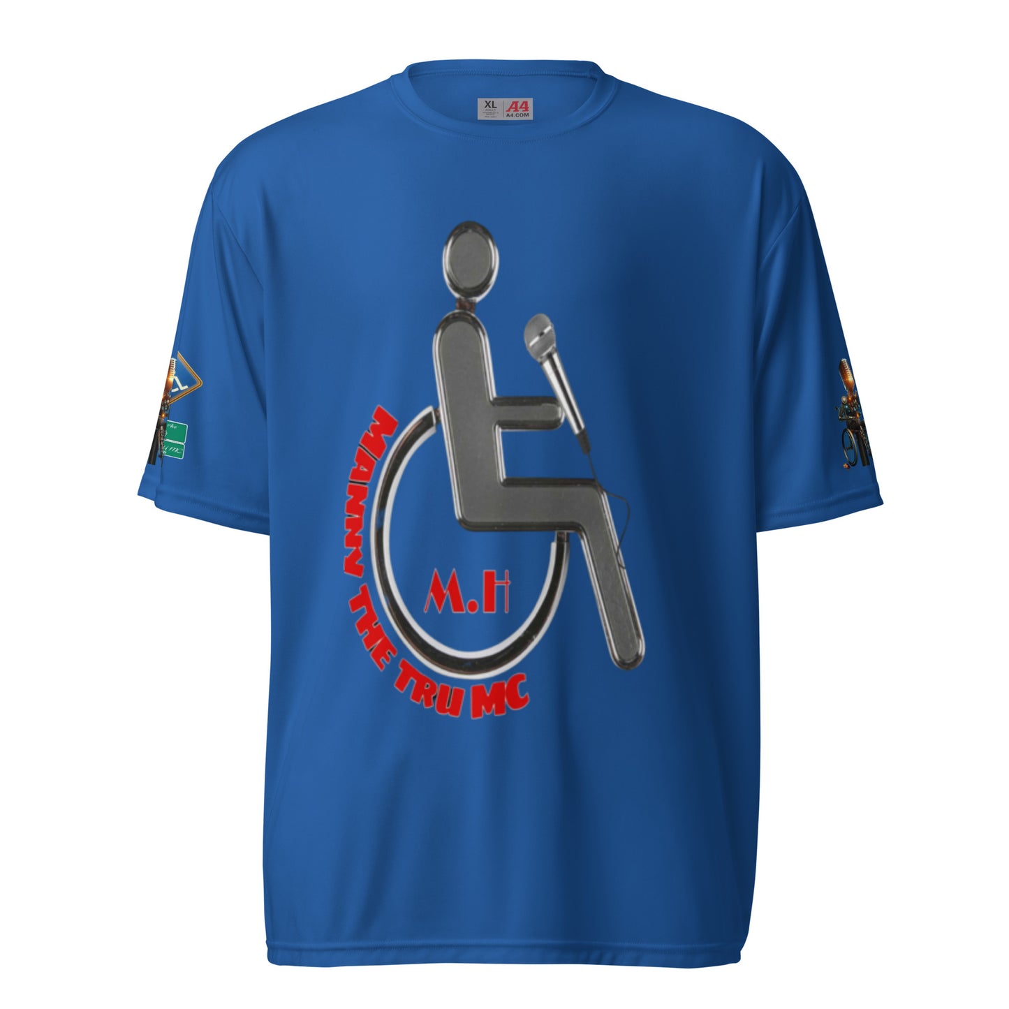 MANNY THE TRU MC Unisex performance crew neck t-shirt