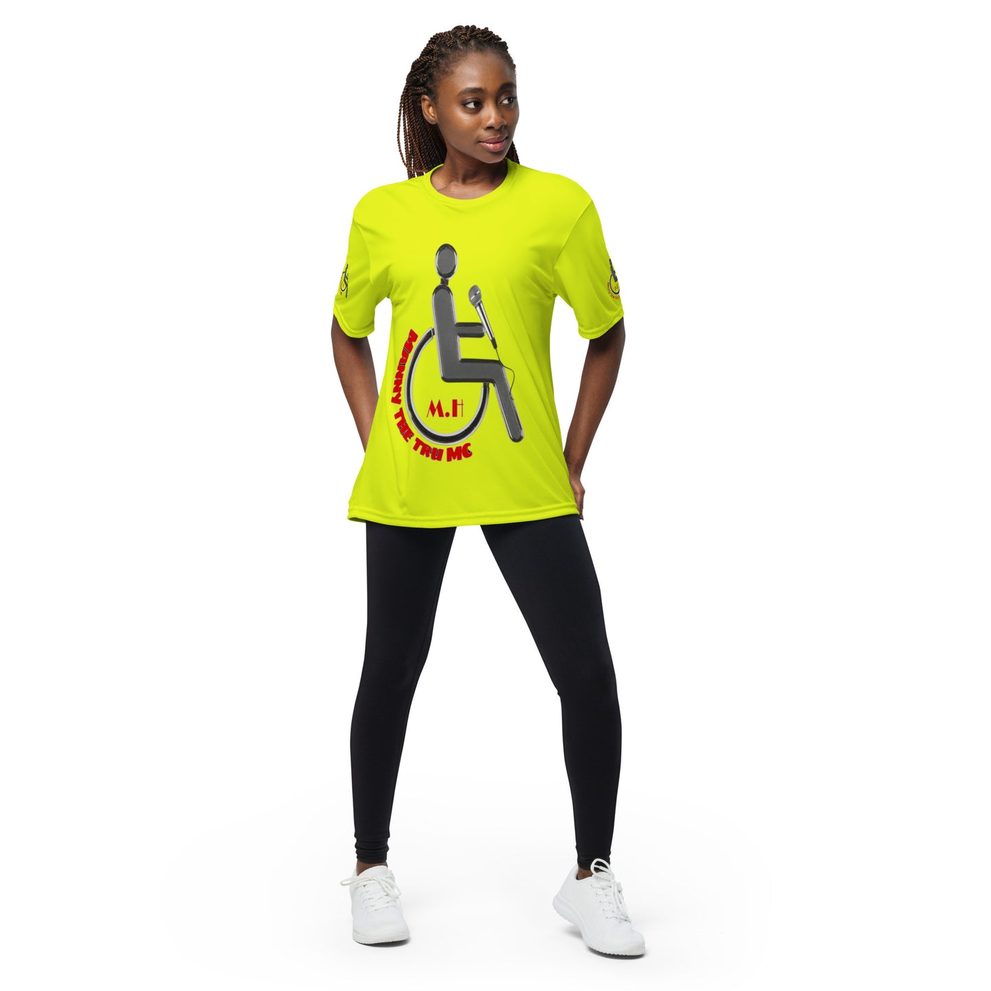 MANNY THE TRU MC Unisex performance crew neck t-shirt