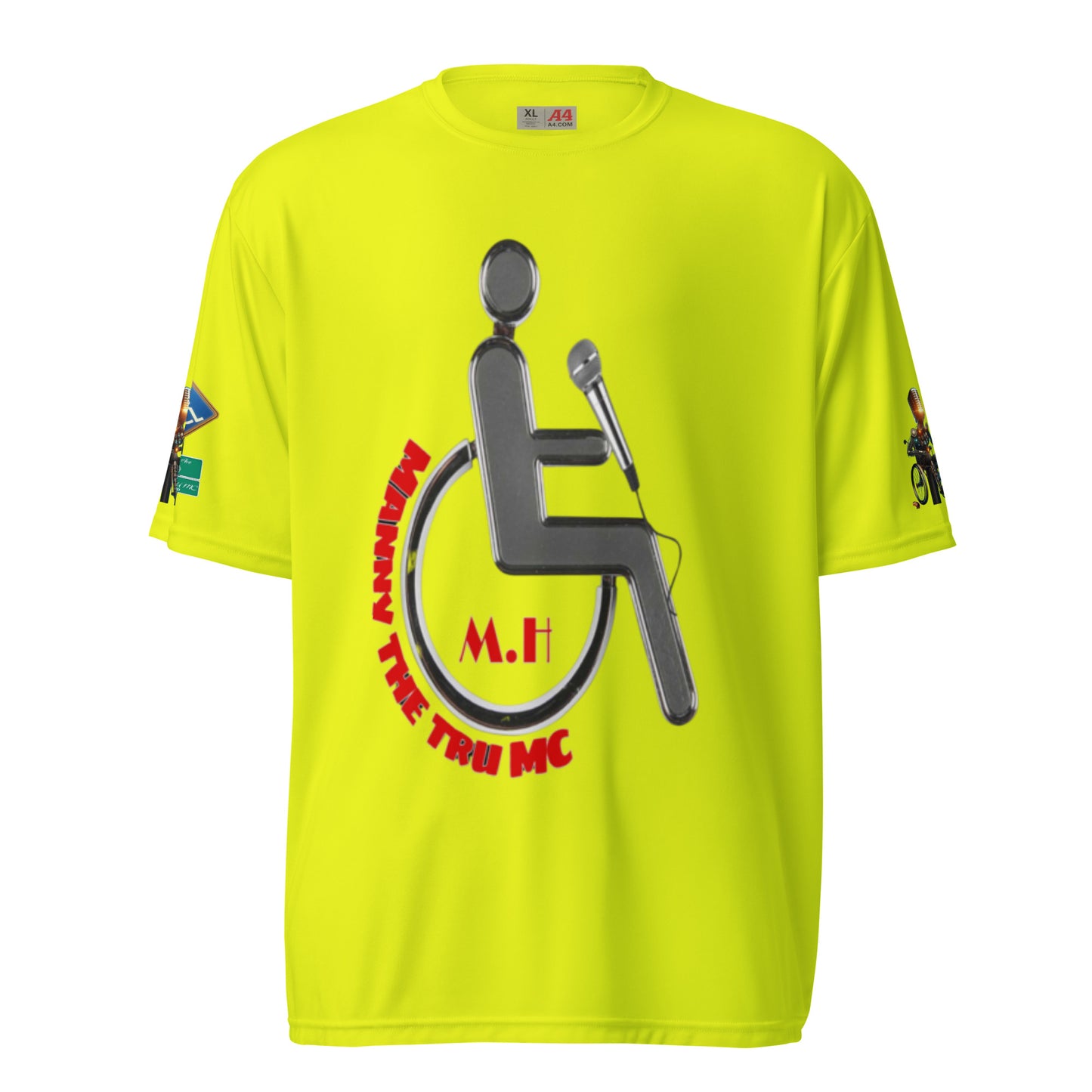 MANNY THE TRU MC Unisex performance crew neck t-shirt