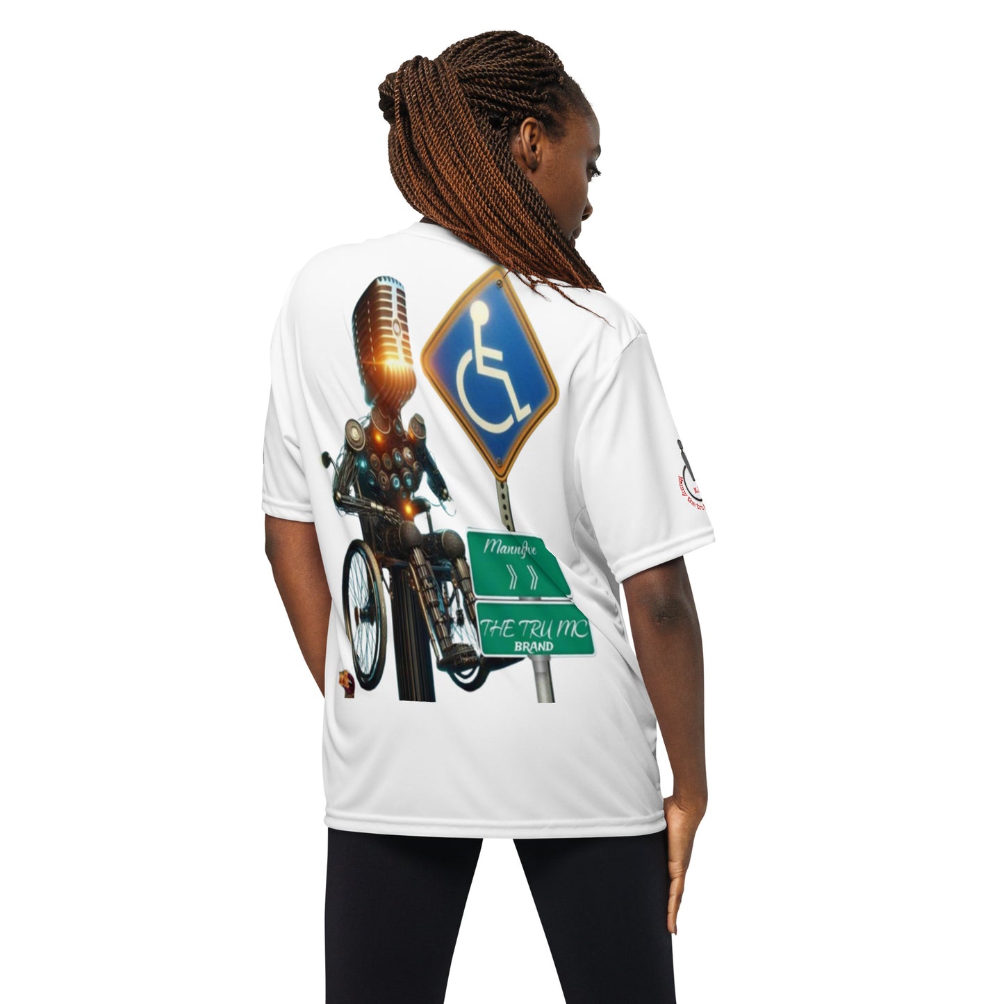 MANNY THE TRU MC Unisex performance crew neck t-shirt