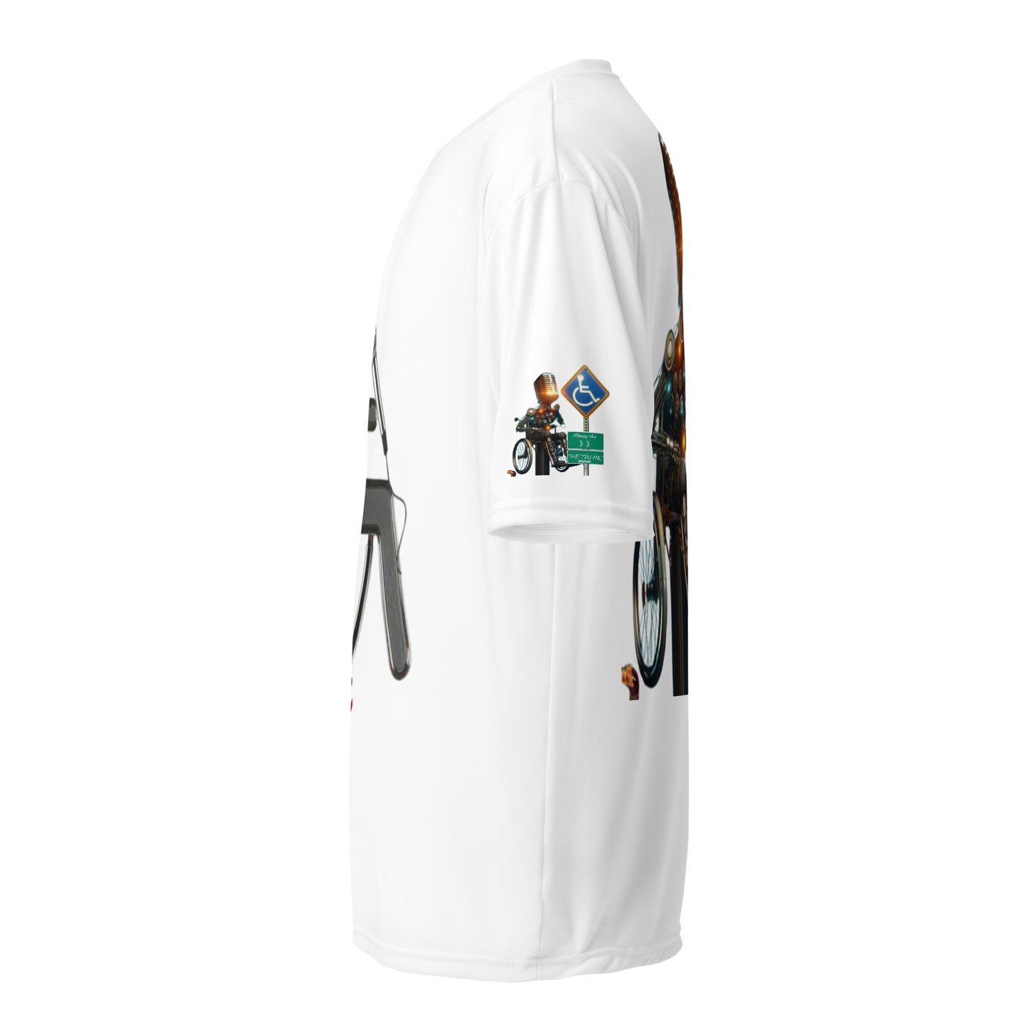 MANNY THE TRU MC Unisex performance crew neck t-shirt