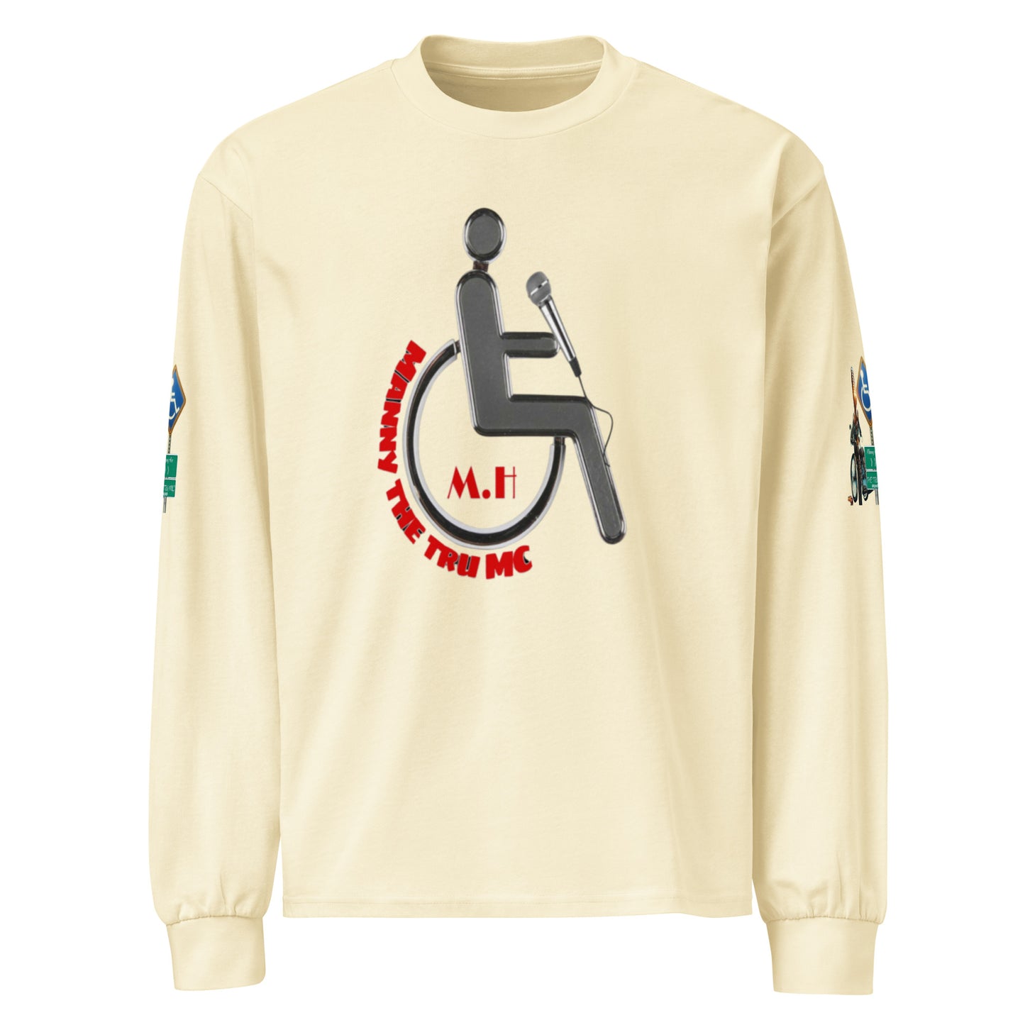 MANNY THE TRU MC Premium heavyweight long sleeve shirt