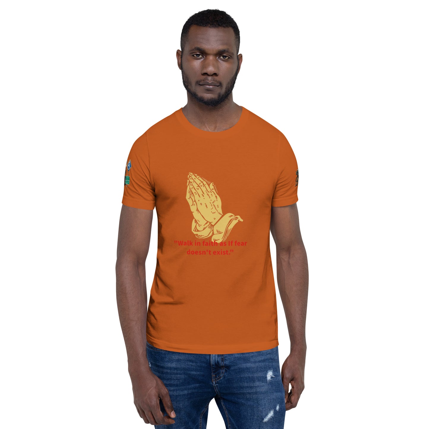walk in faith Unisex t-shirt