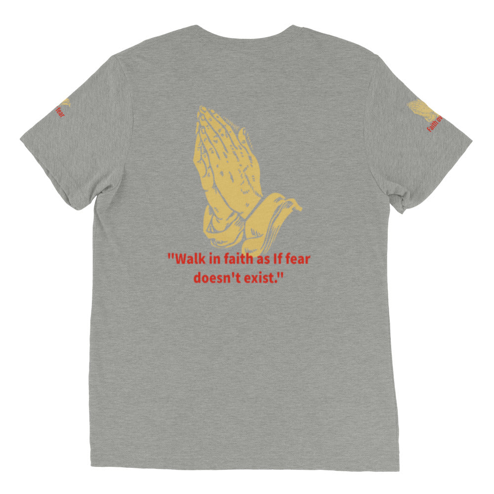 Faith over fear Short sleeve t-shirt