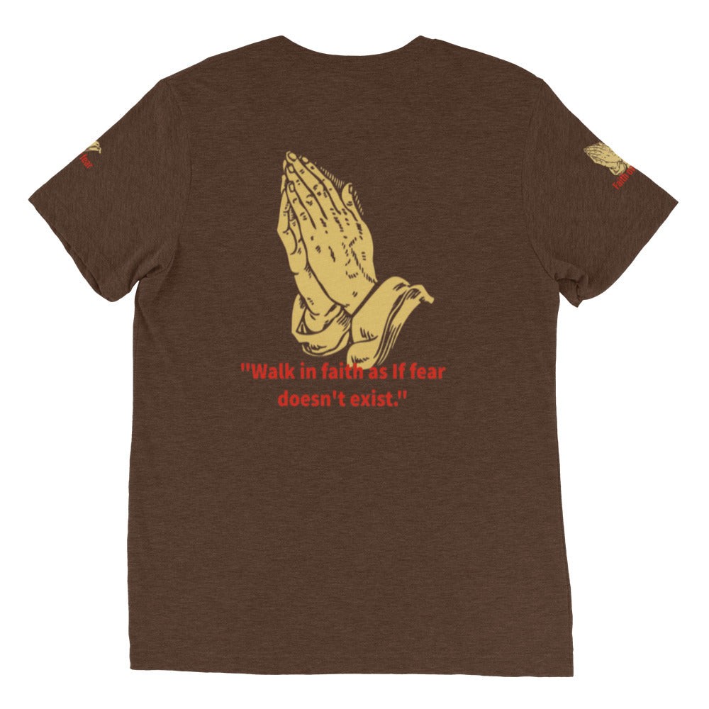 Faith over fear Short sleeve t-shirt