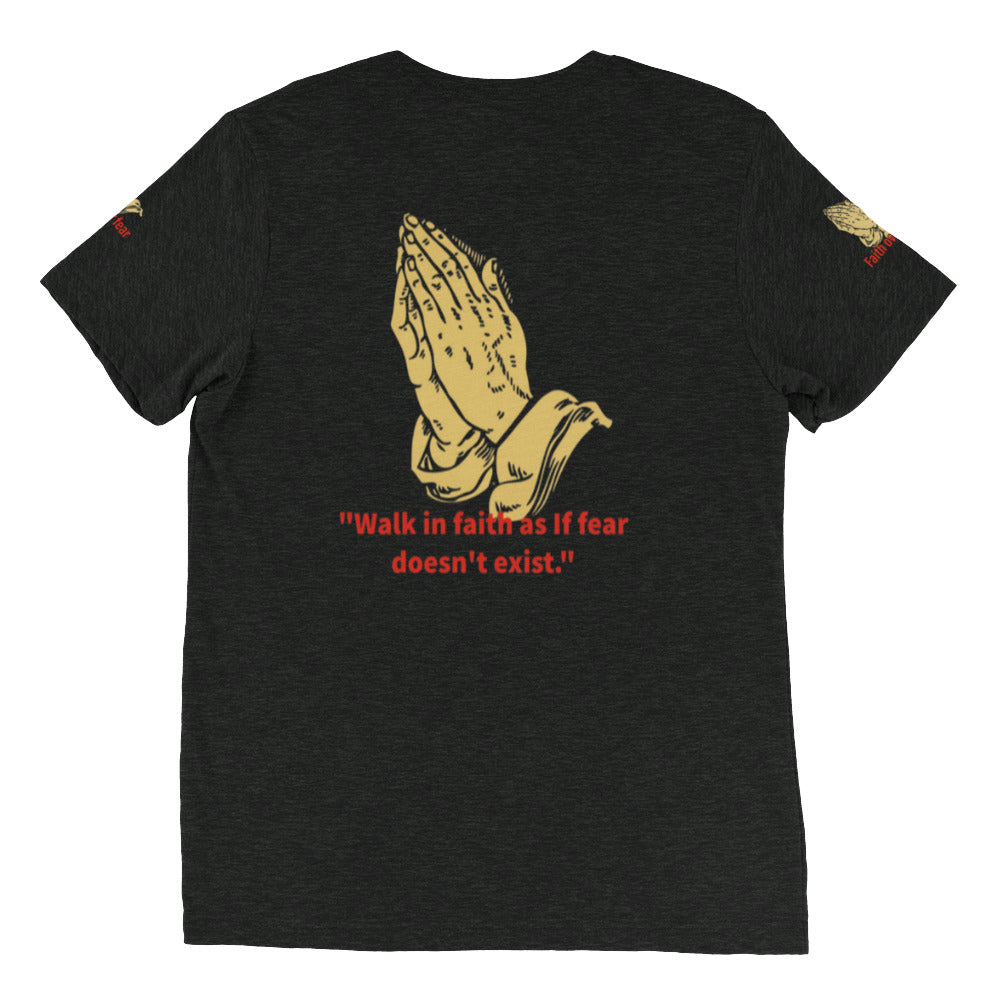 Faith over fear Short sleeve t-shirt