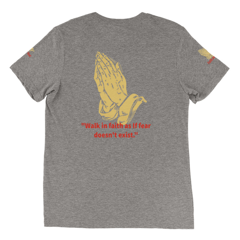 Faith over fear Short sleeve t-shirt