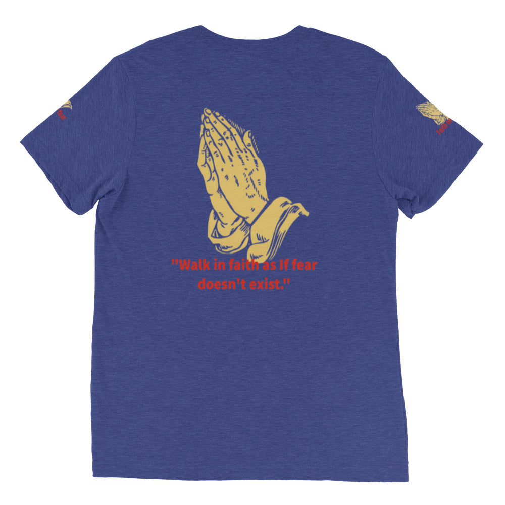 Faith over fear Short sleeve t-shirt