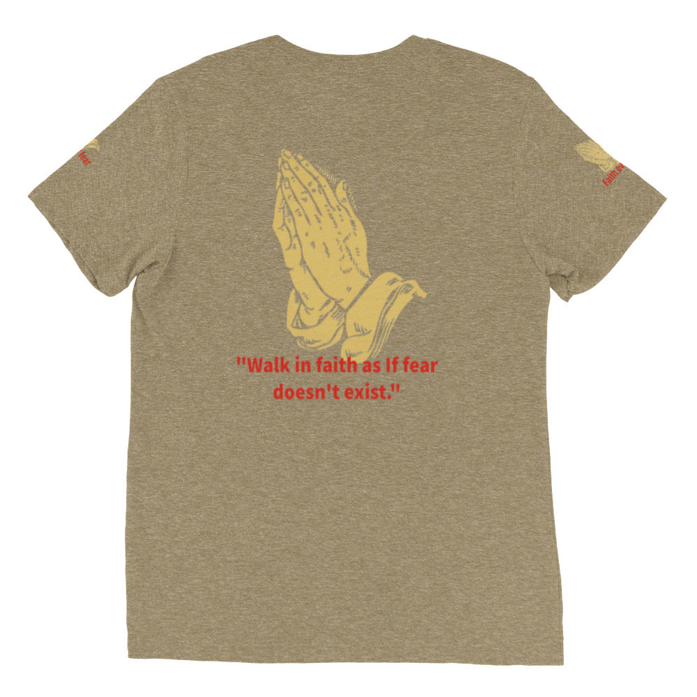 Faith over fear Short sleeve t-shirt